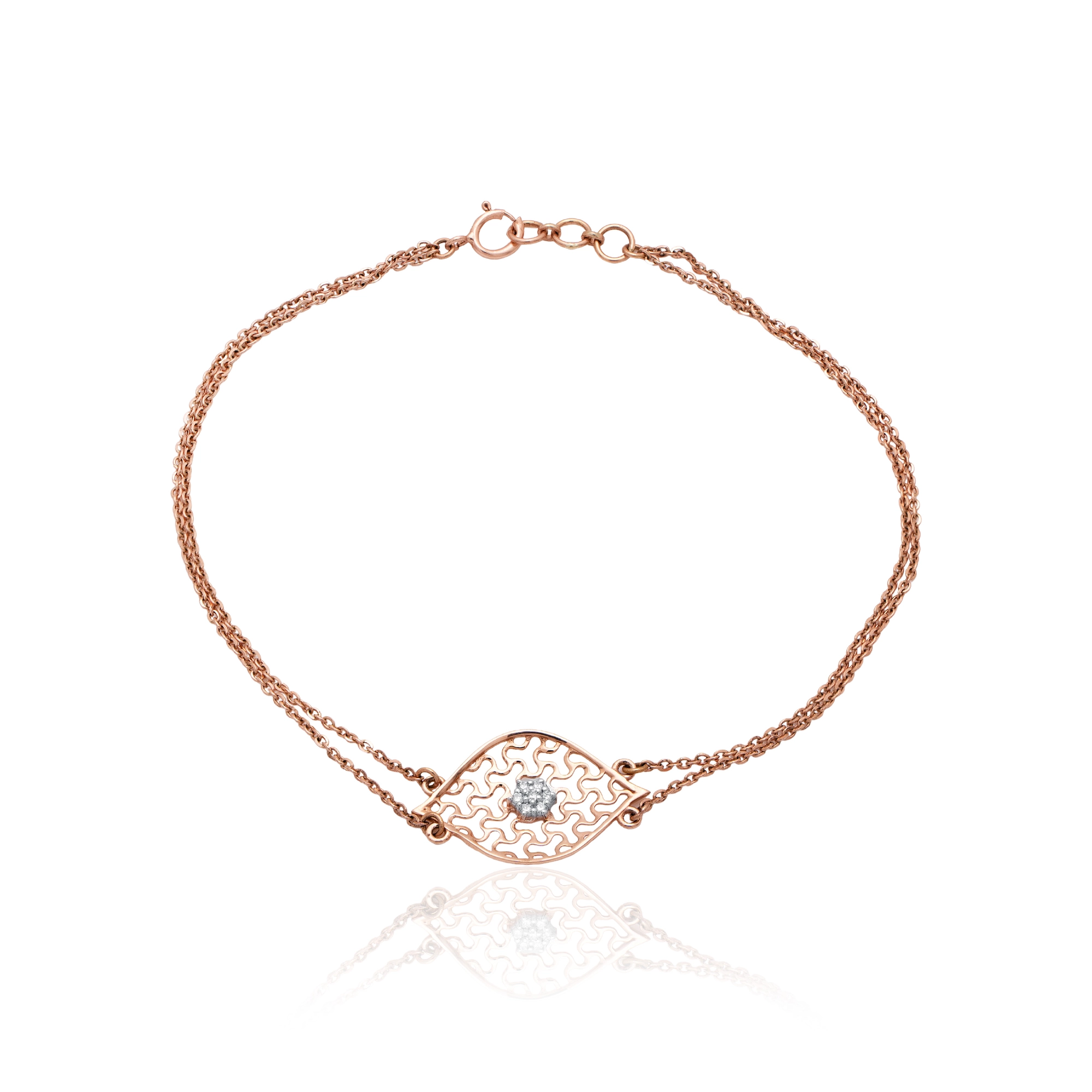Rose Gold Diamond Bracelet thumbnail 2
