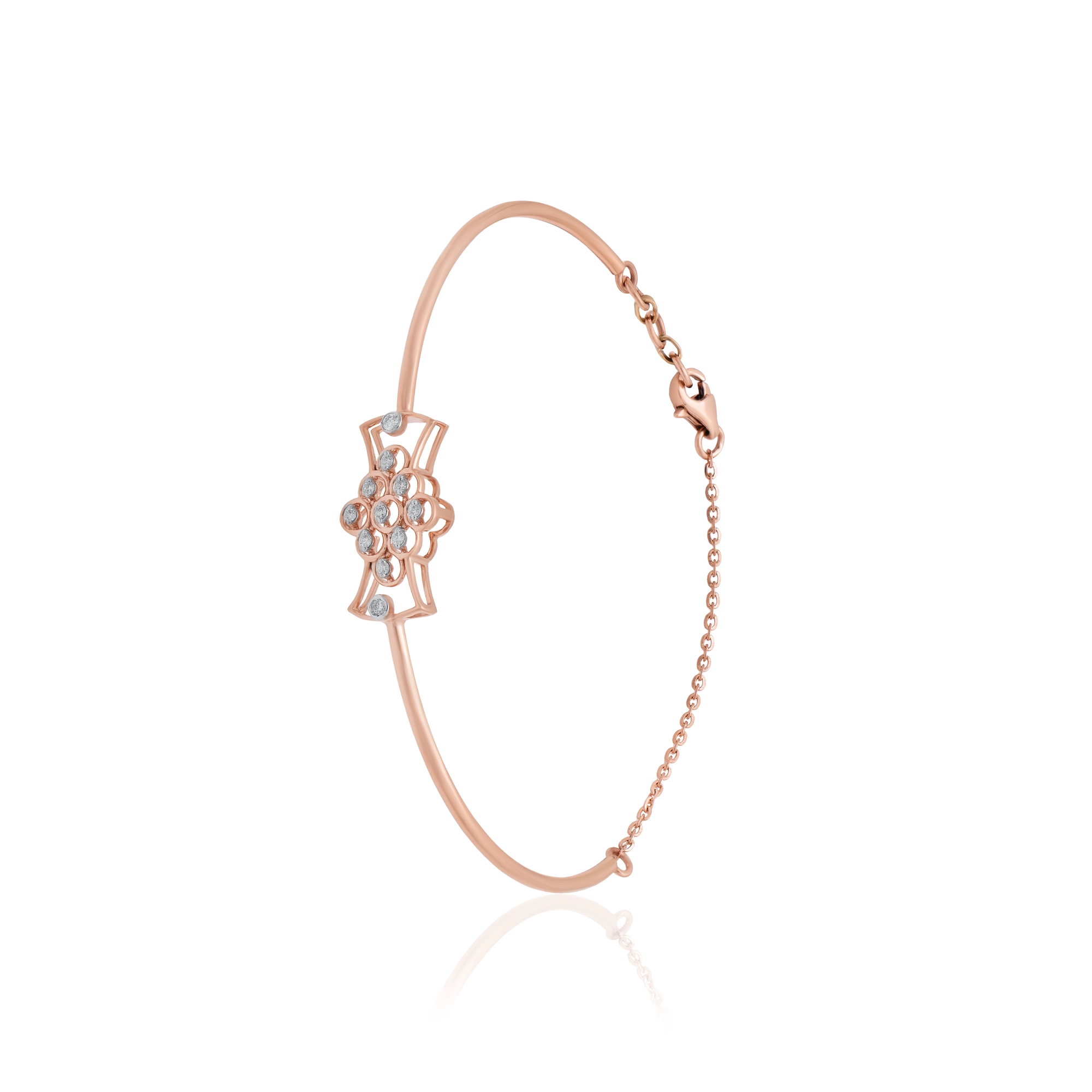 Rose Gold Diamond Bracelet thumbnail 2
