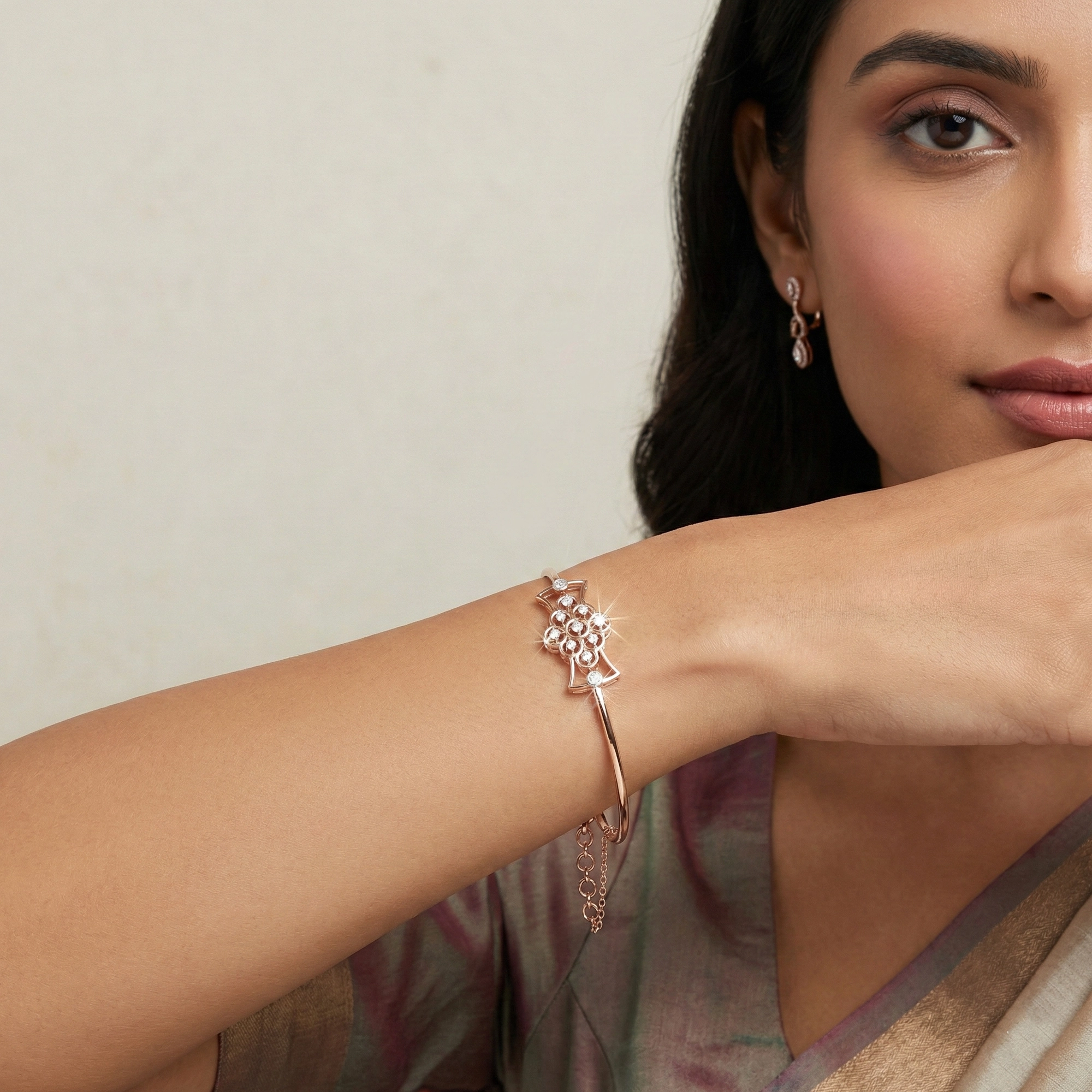 Rose Gold Diamond Bracelet