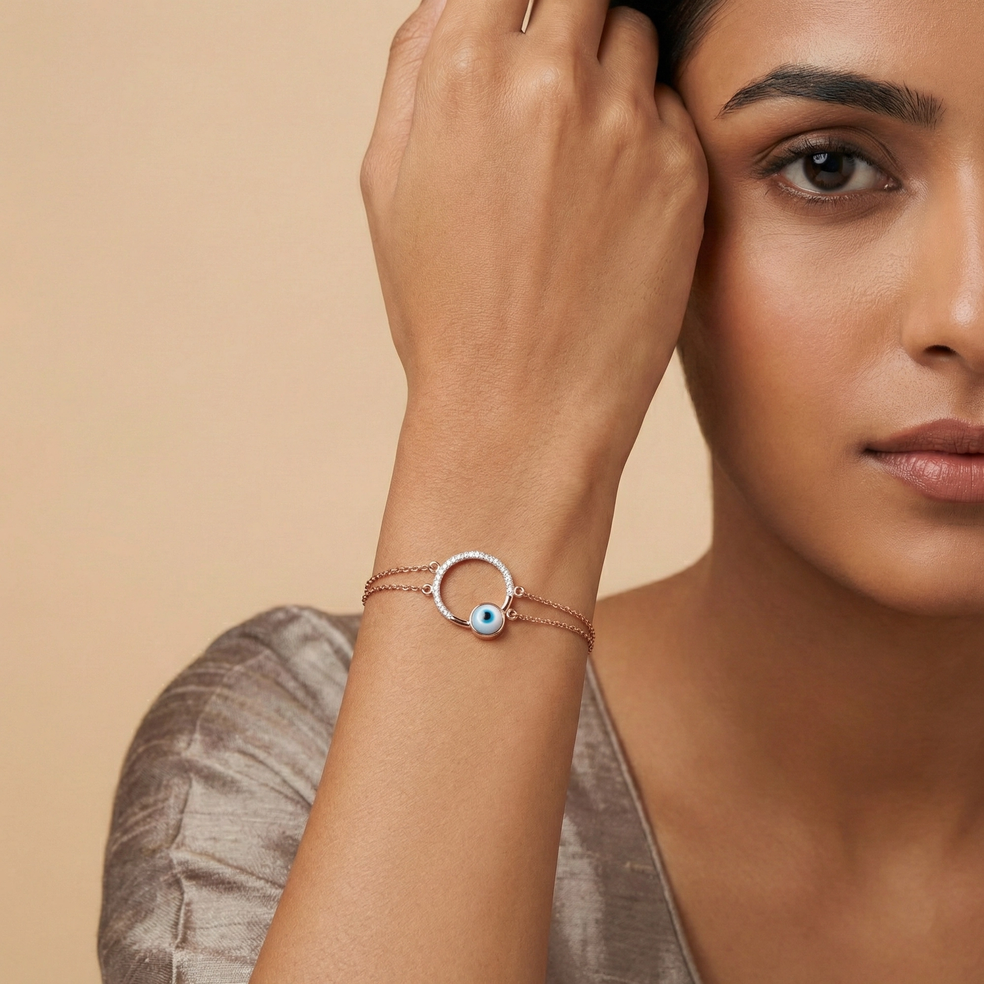 Rose Gold Diamond Bracelet thumbnail 3