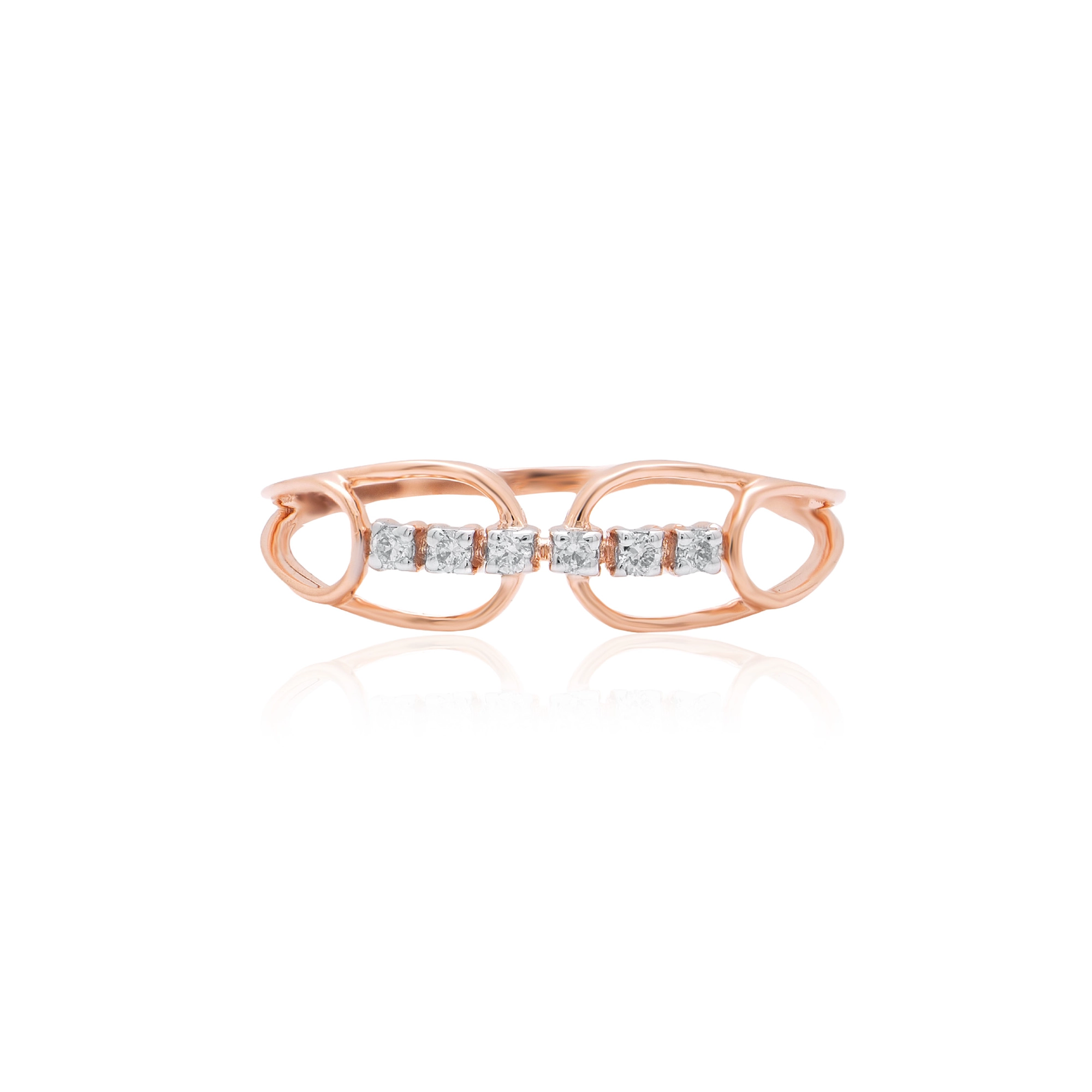 Rose Gold Diamond Ring thumbnail 2