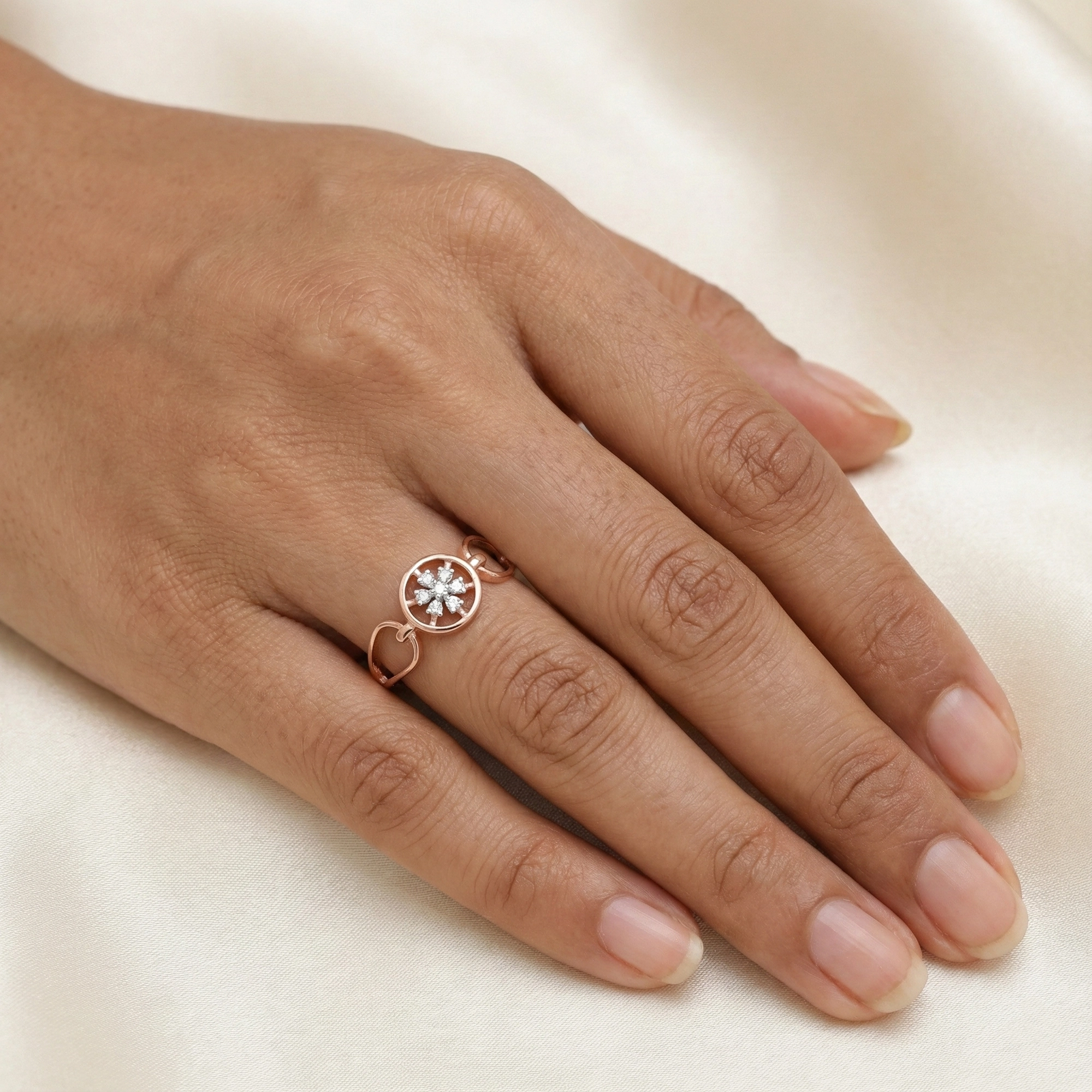 Rose Gold Diamond Ring