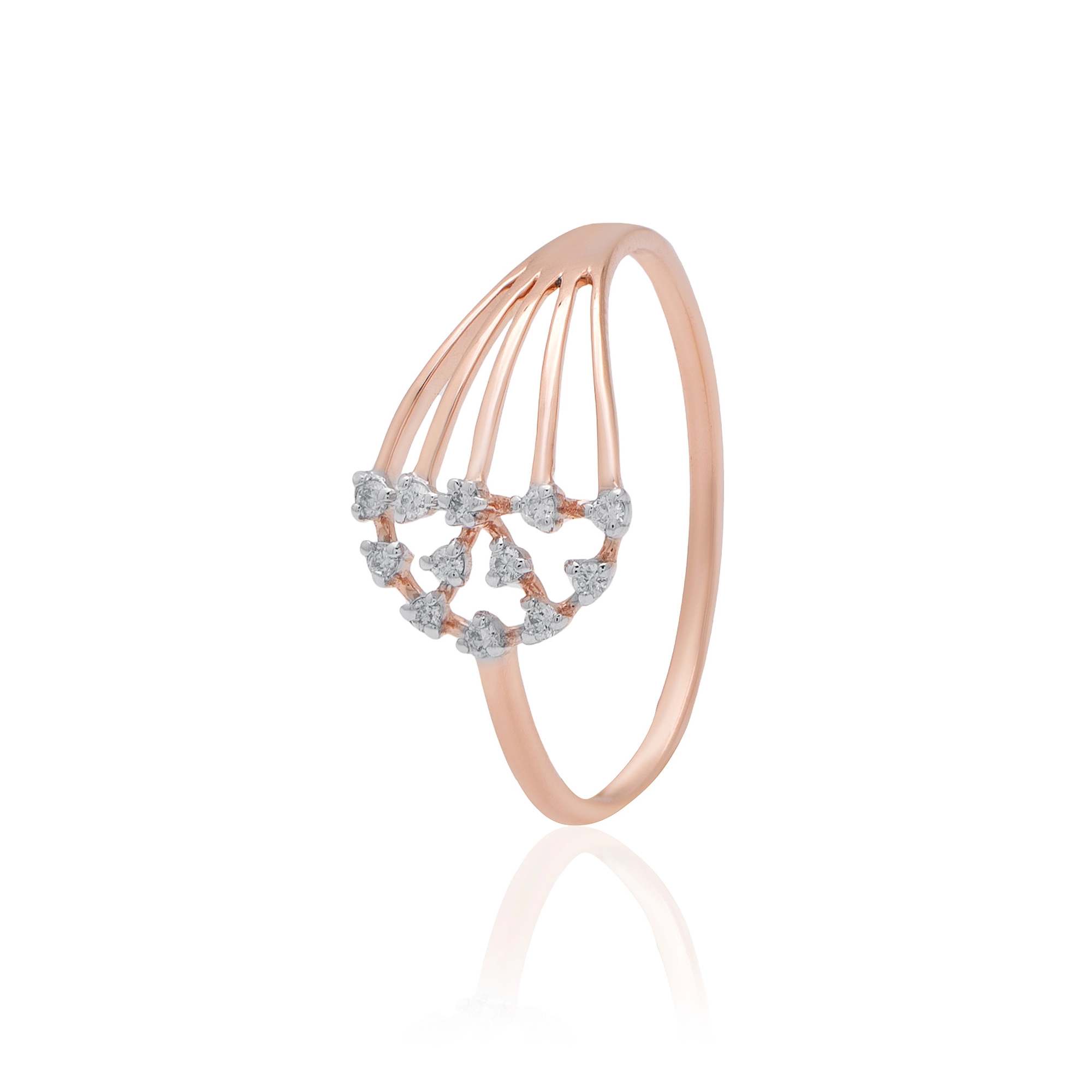 Rose Gold Diamond Ring thumbnail 2