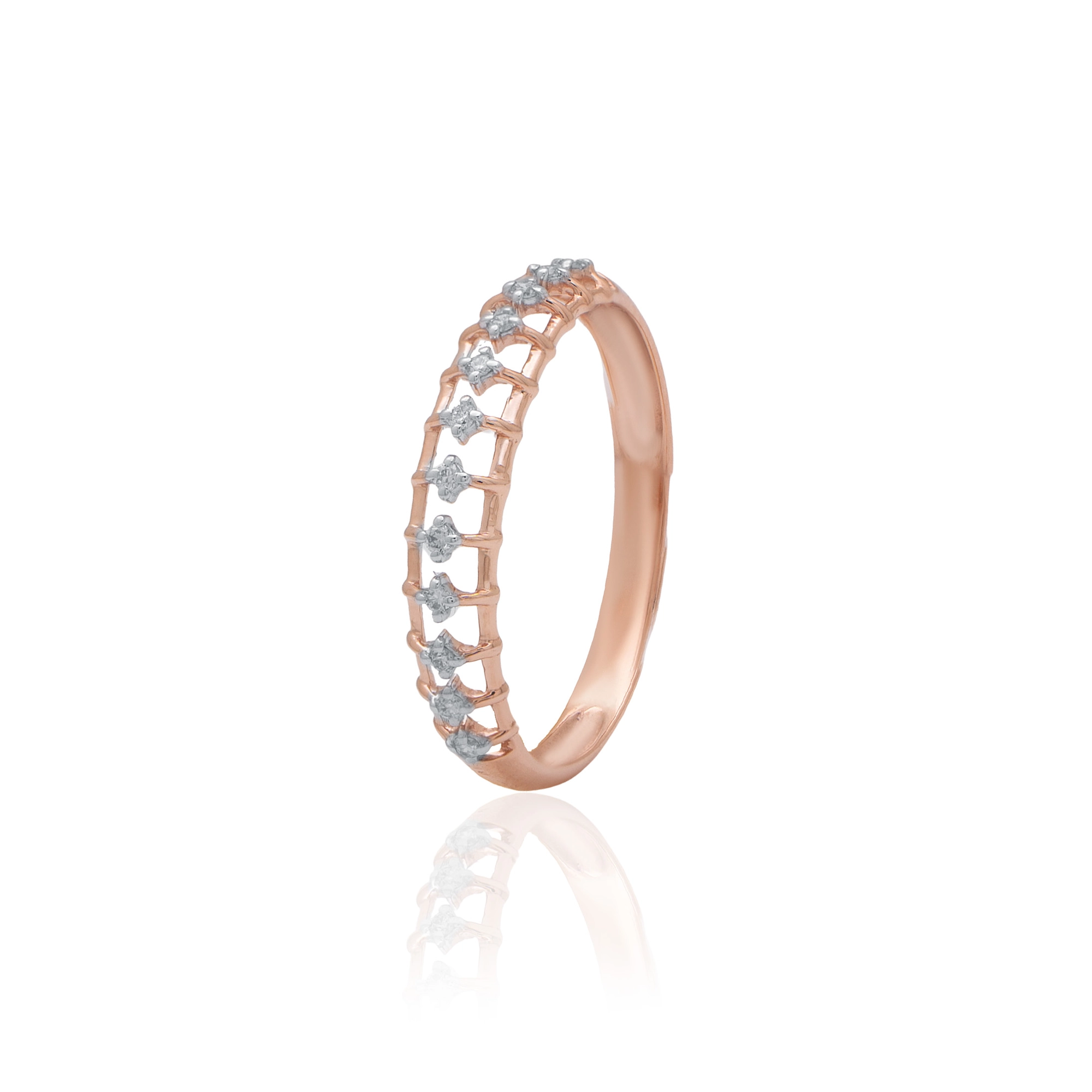 Rose Gold Diamond Ring thumbnail 2