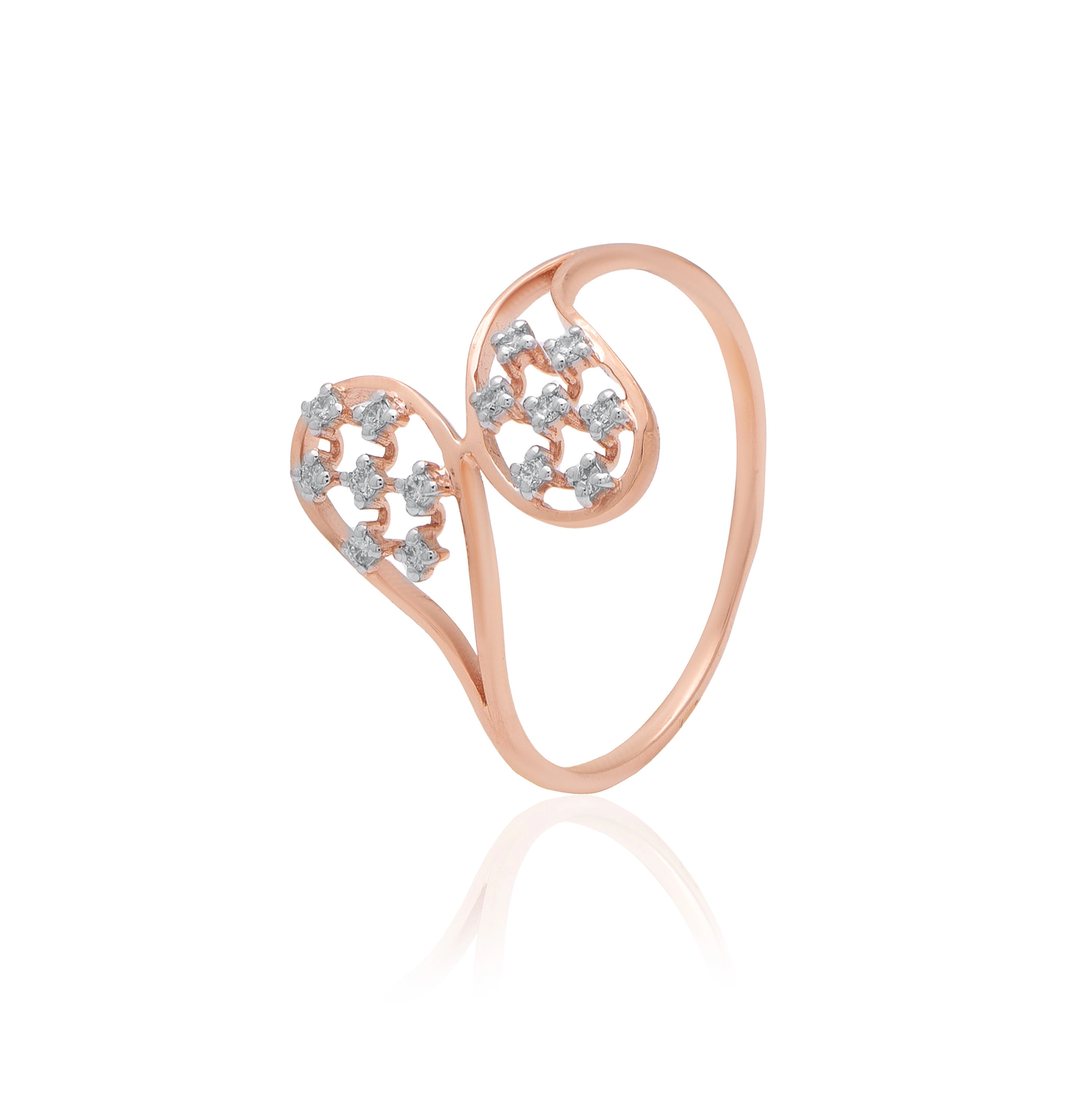 Rose Gold Diamond Ring thumbnail 2