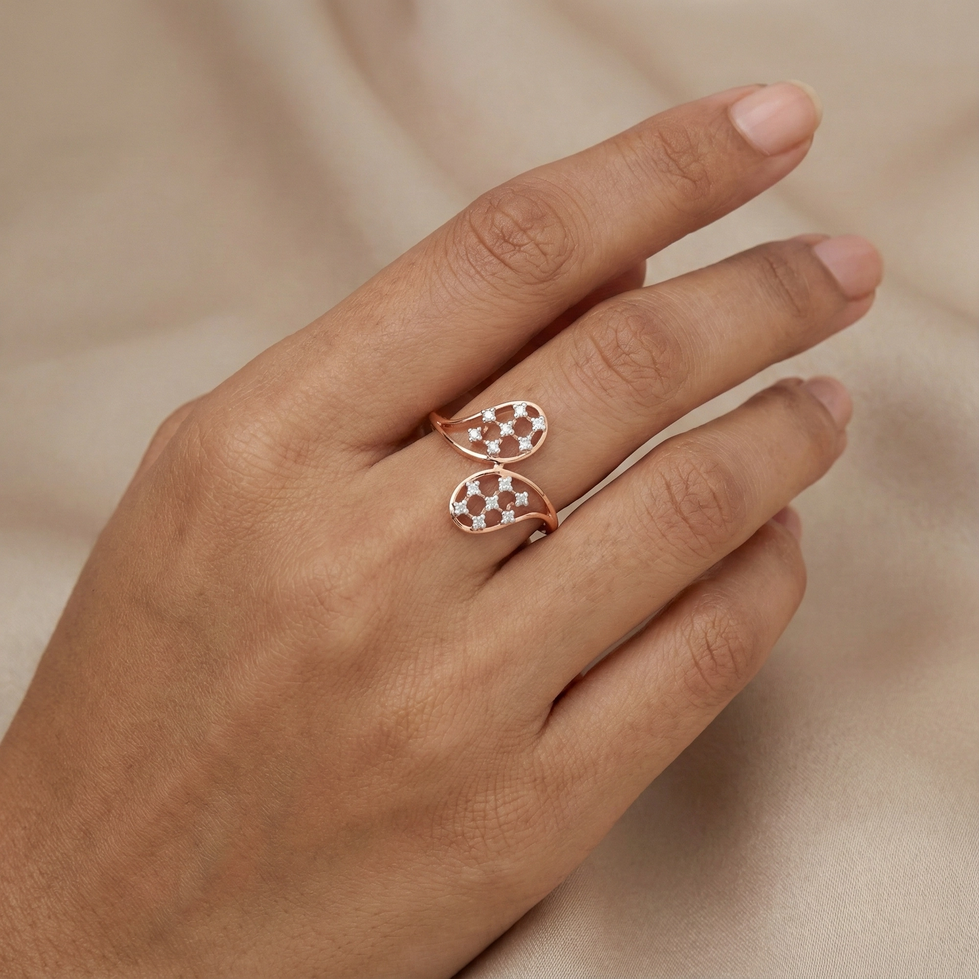 Rose Gold Diamond Ring