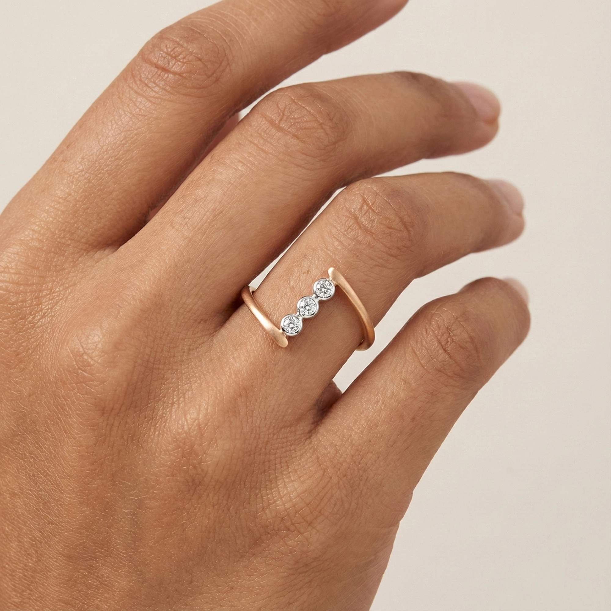 Yellow Gold Diamond Ring thumbnail 2