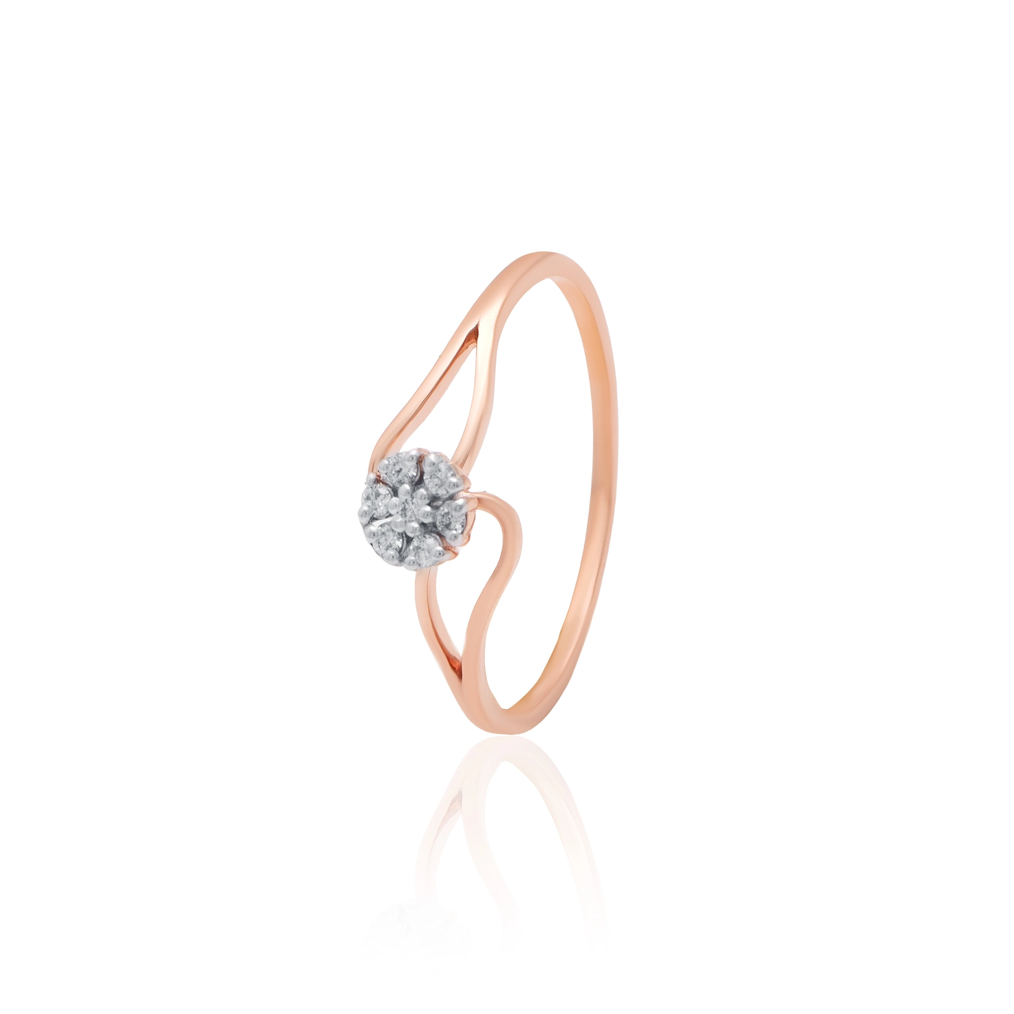 Rose Gold Diamond Ring thumbnail 3
