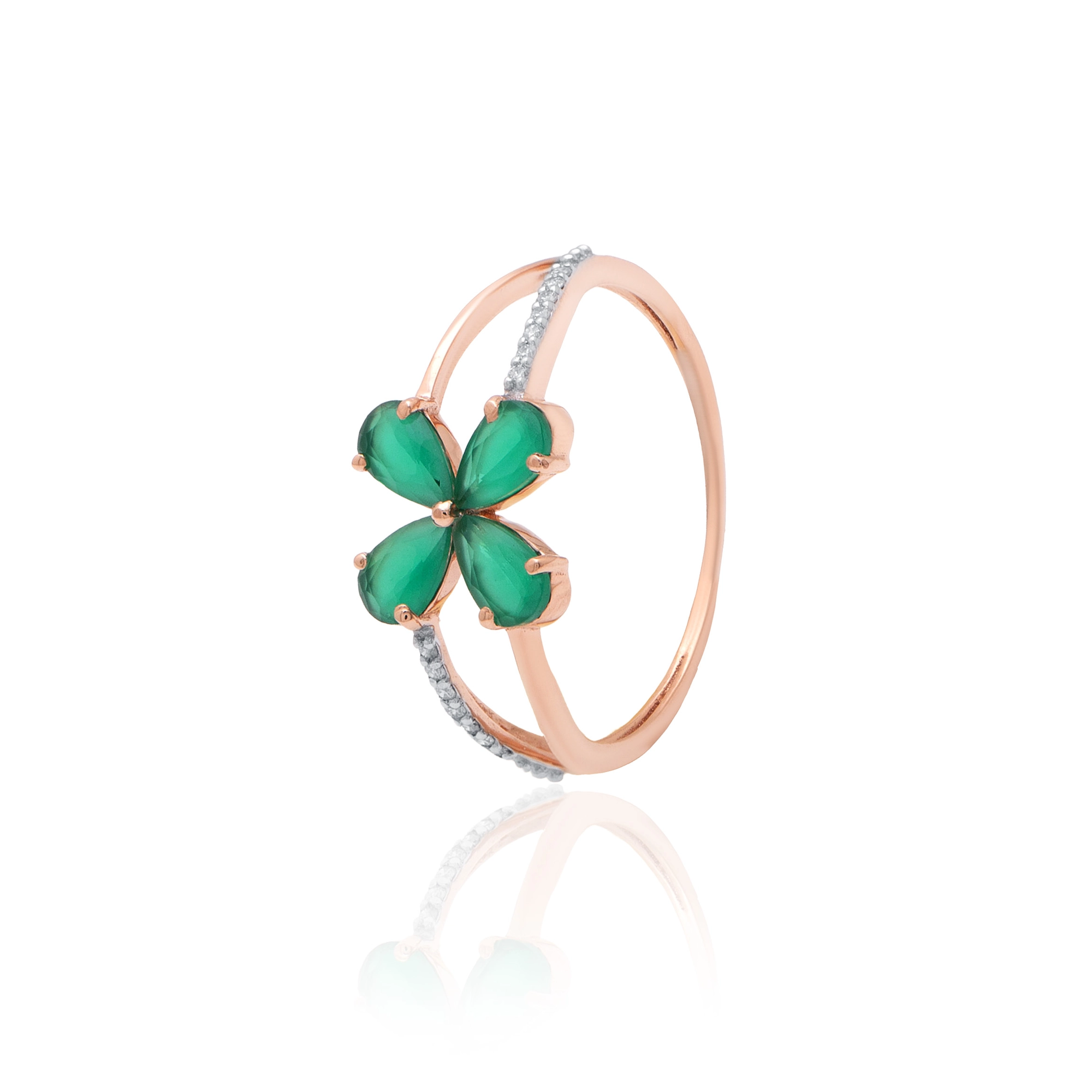 Rose Gold Diamond Ring thumbnail 3