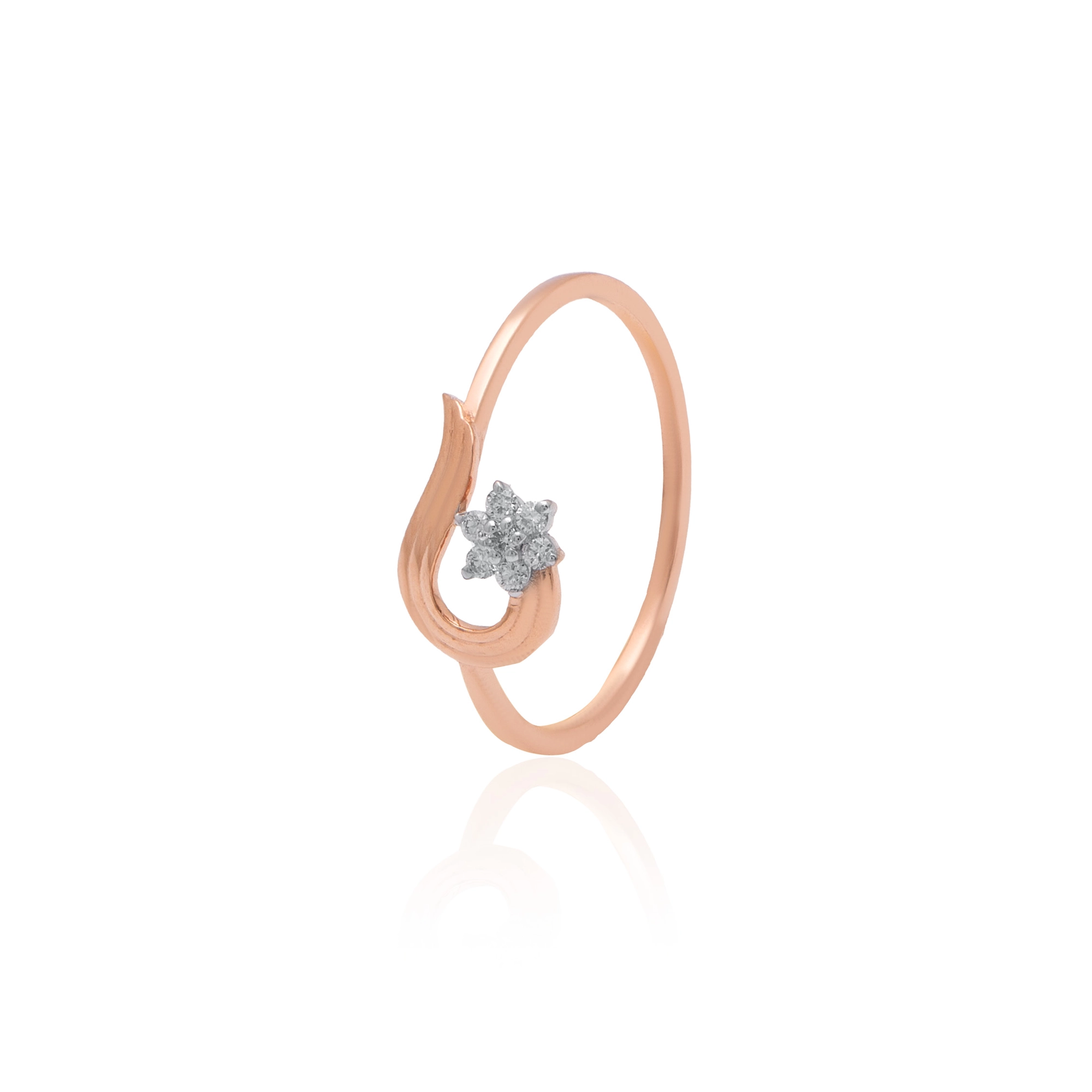 Rose Gold Diamond Ring thumbnail 3