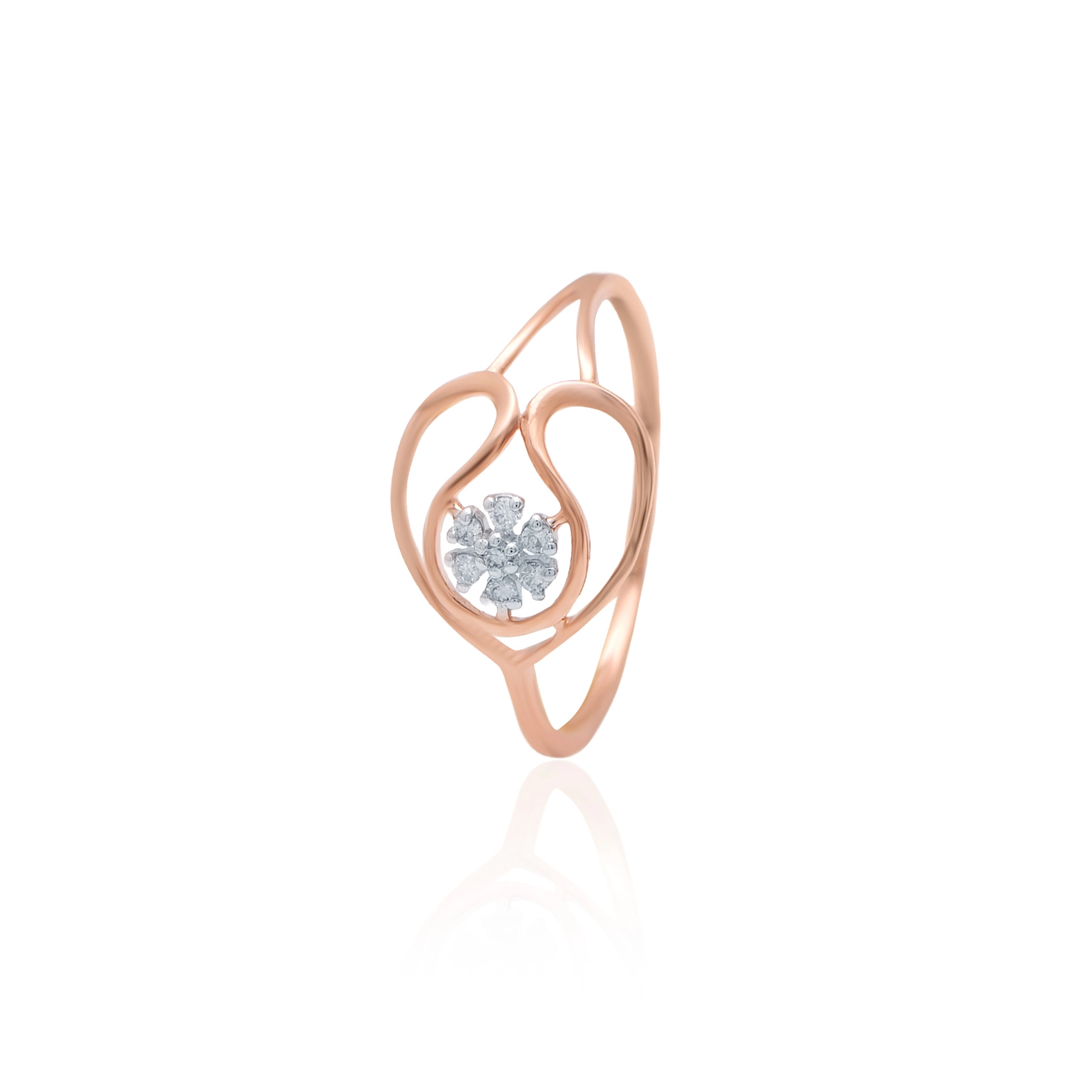 Rose Gold Diamond Ring thumbnail 3