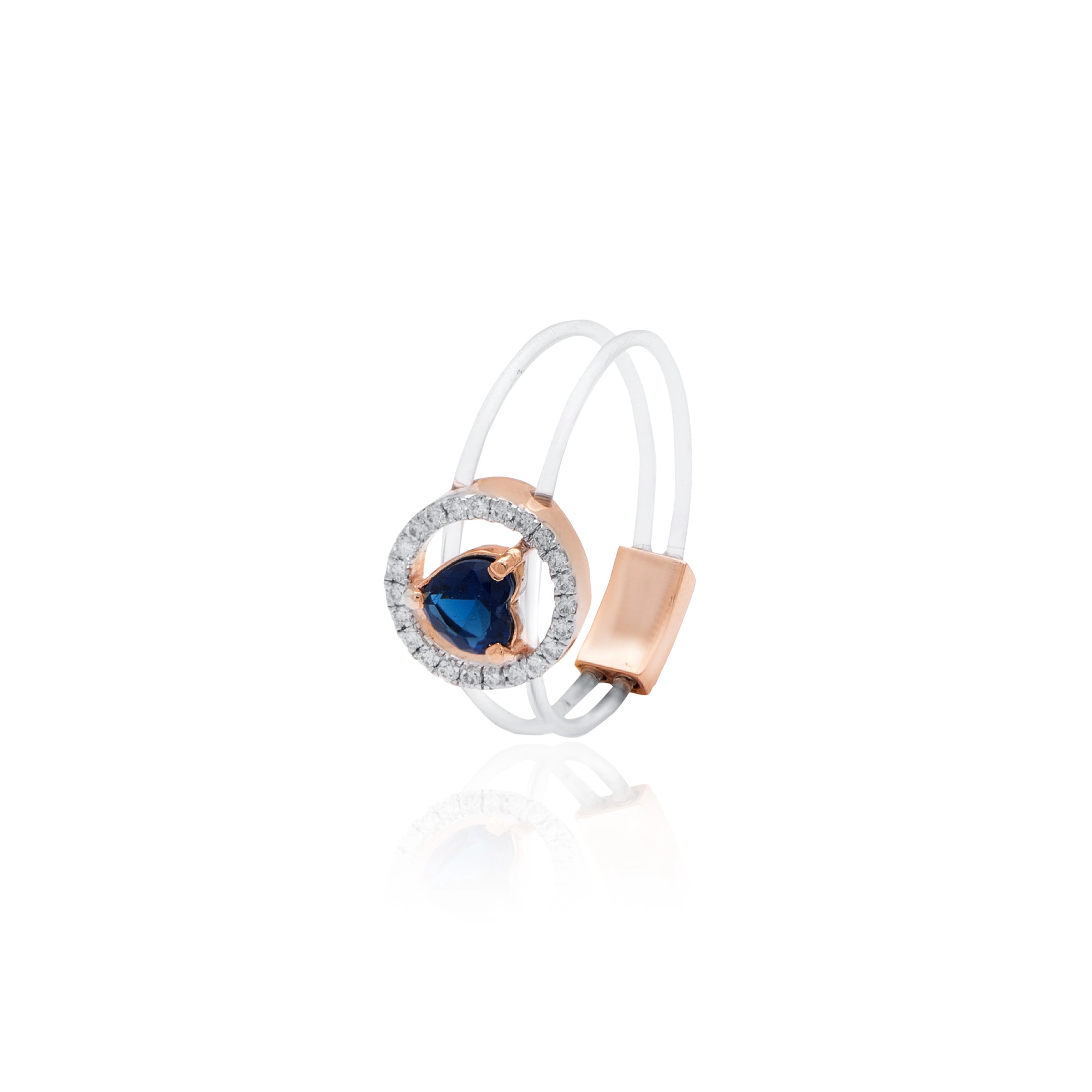 Rose Gold Diamond Ring thumbnail 3