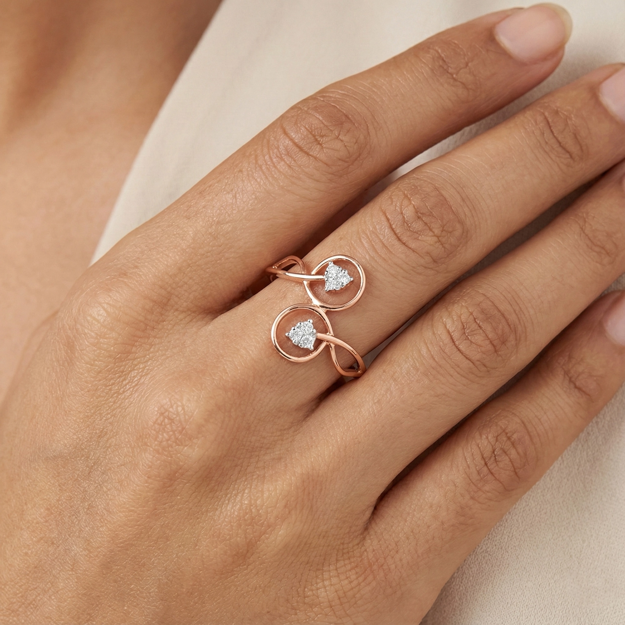 Yellow Gold Diamond Ring thumbnail 2