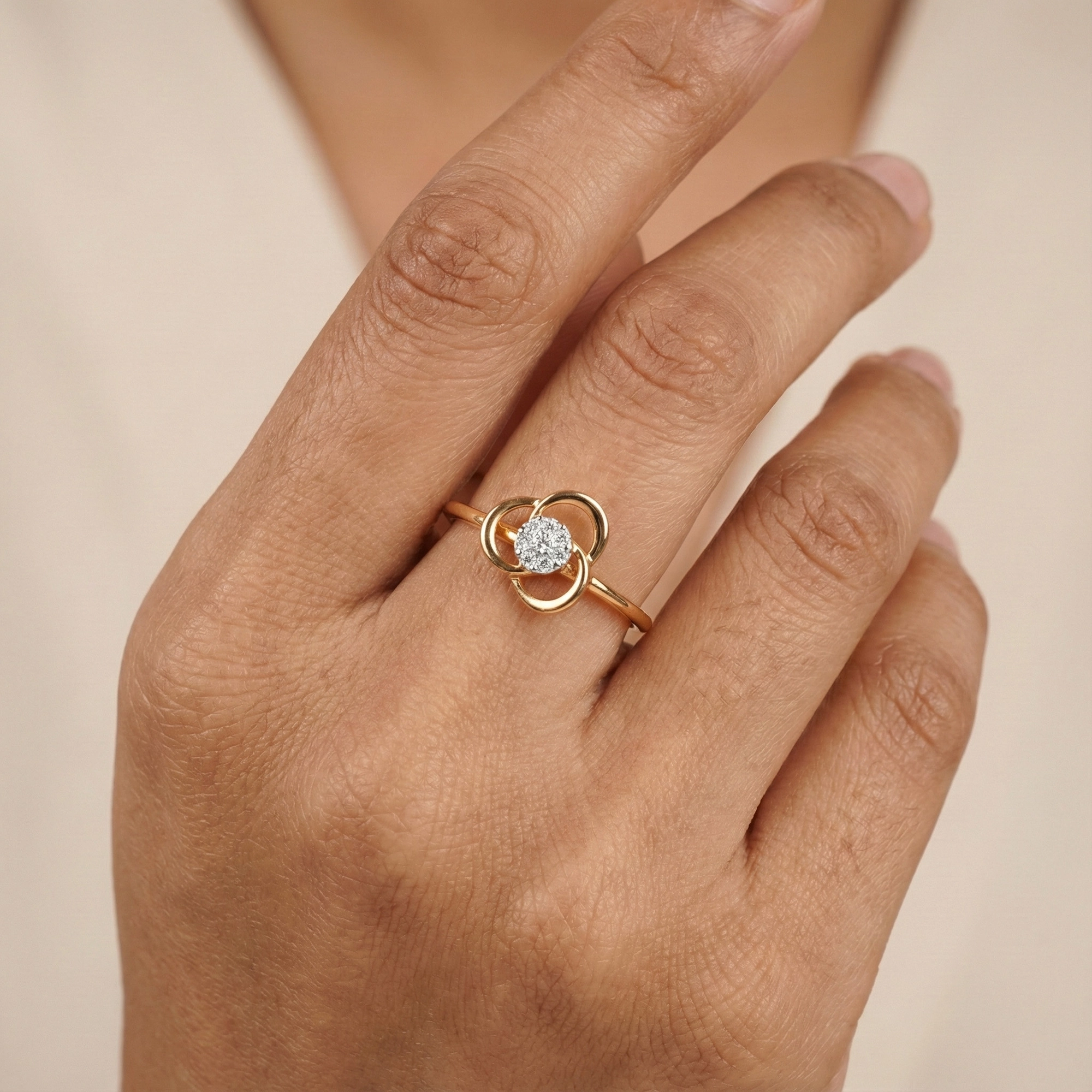 Yellow Gold Diamond Ring thumbnail 2