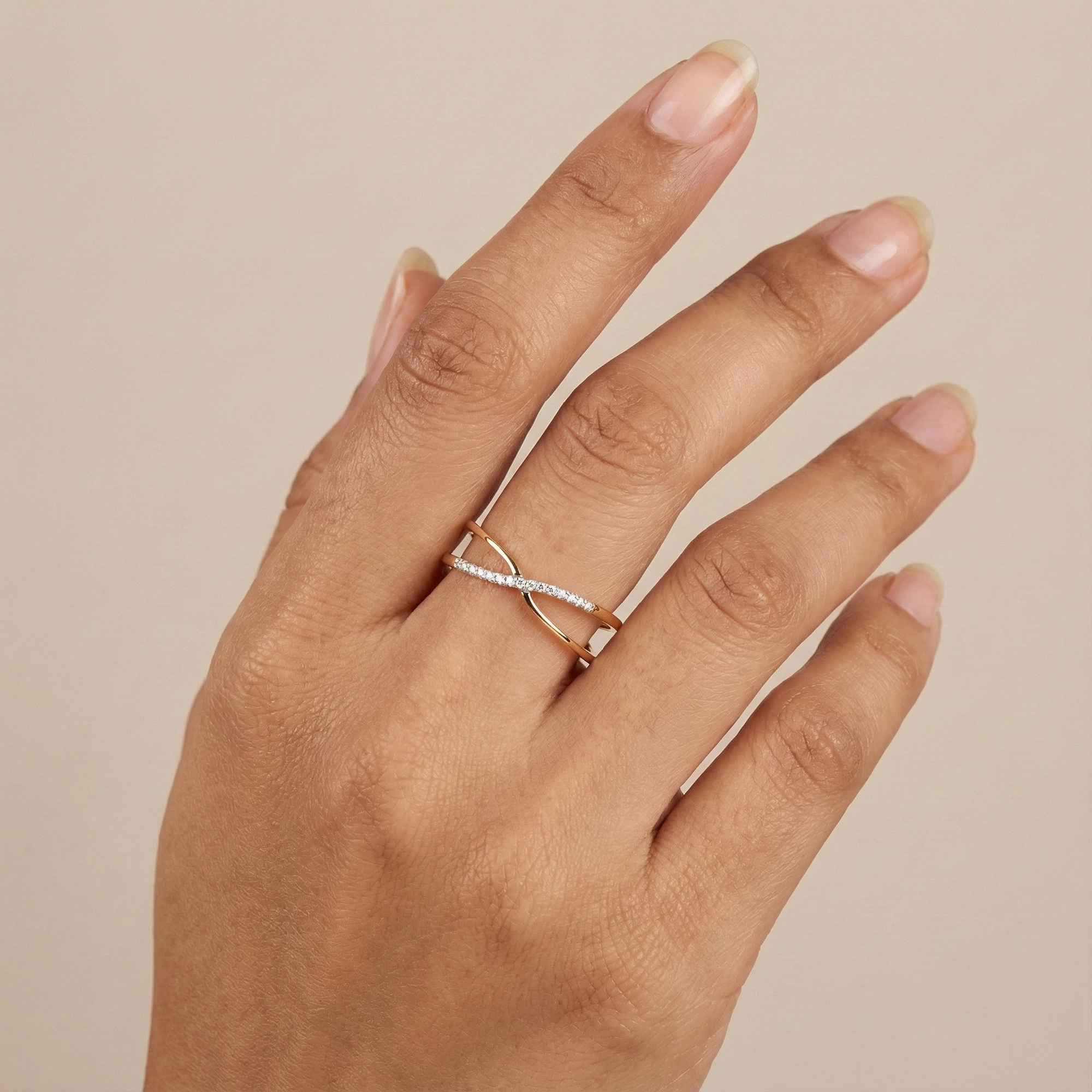 Yellow Gold Diamond Ring thumbnail 2
