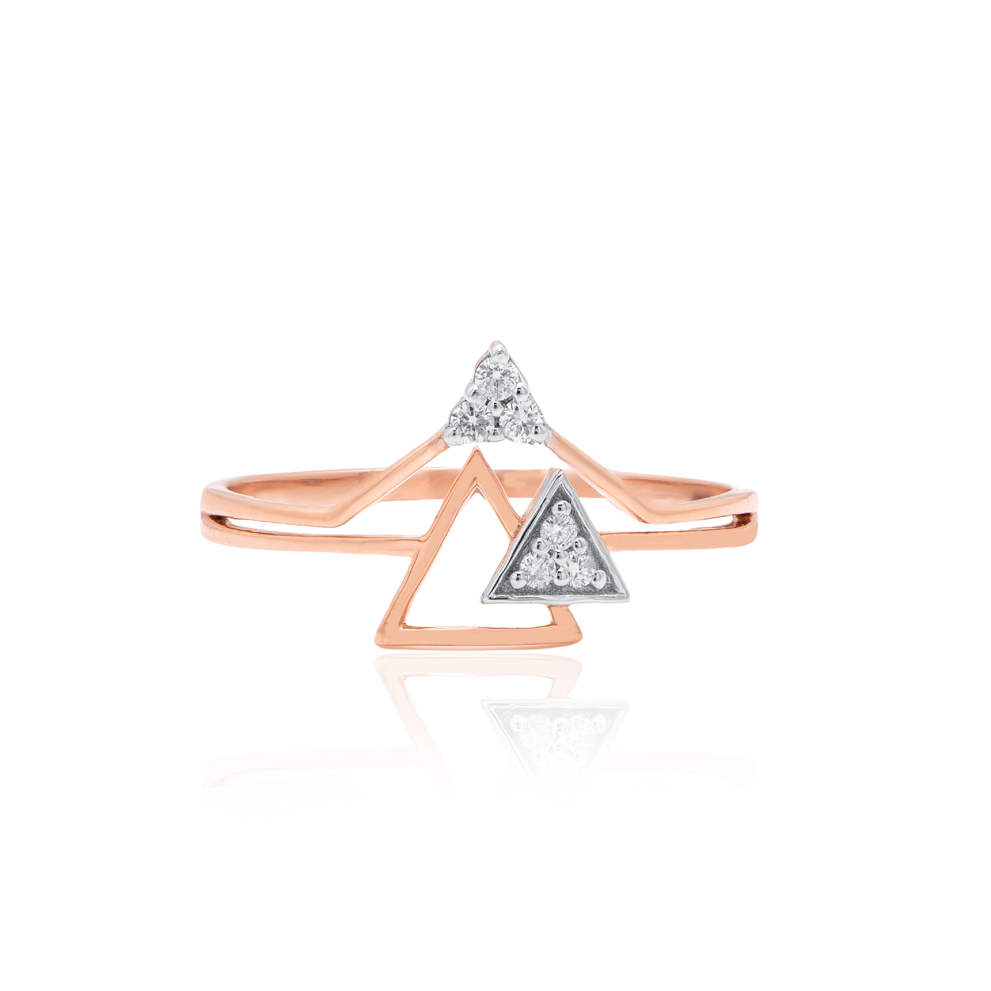 Rose Gold Diamond Ring thumbnail 2