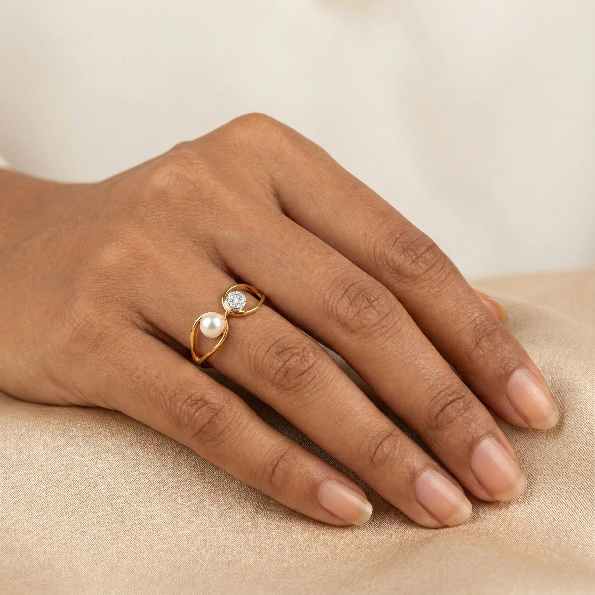 Yellow Gold Diamond Ring thumbnail 3