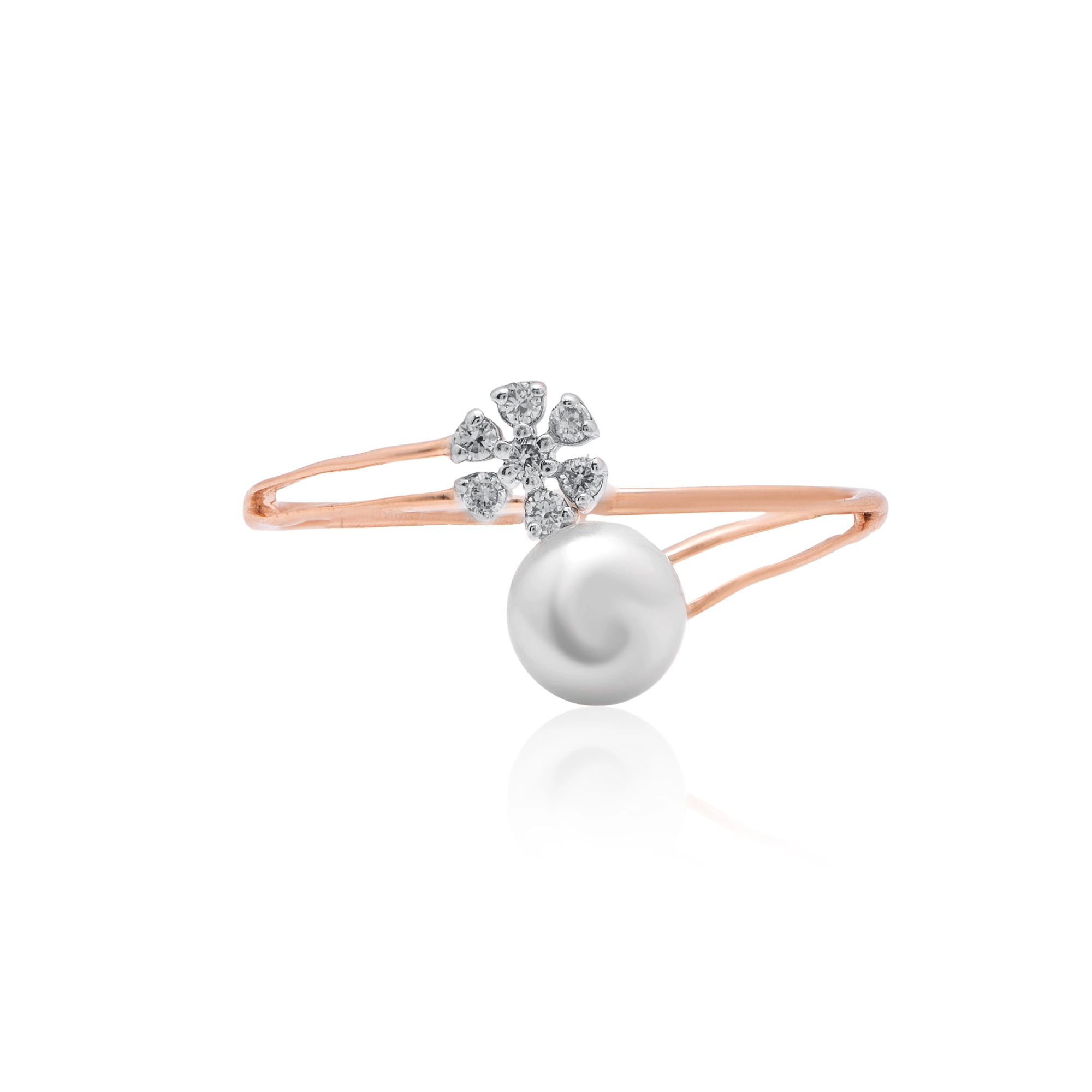 Rose Gold Diamond Ring thumbnail 2
