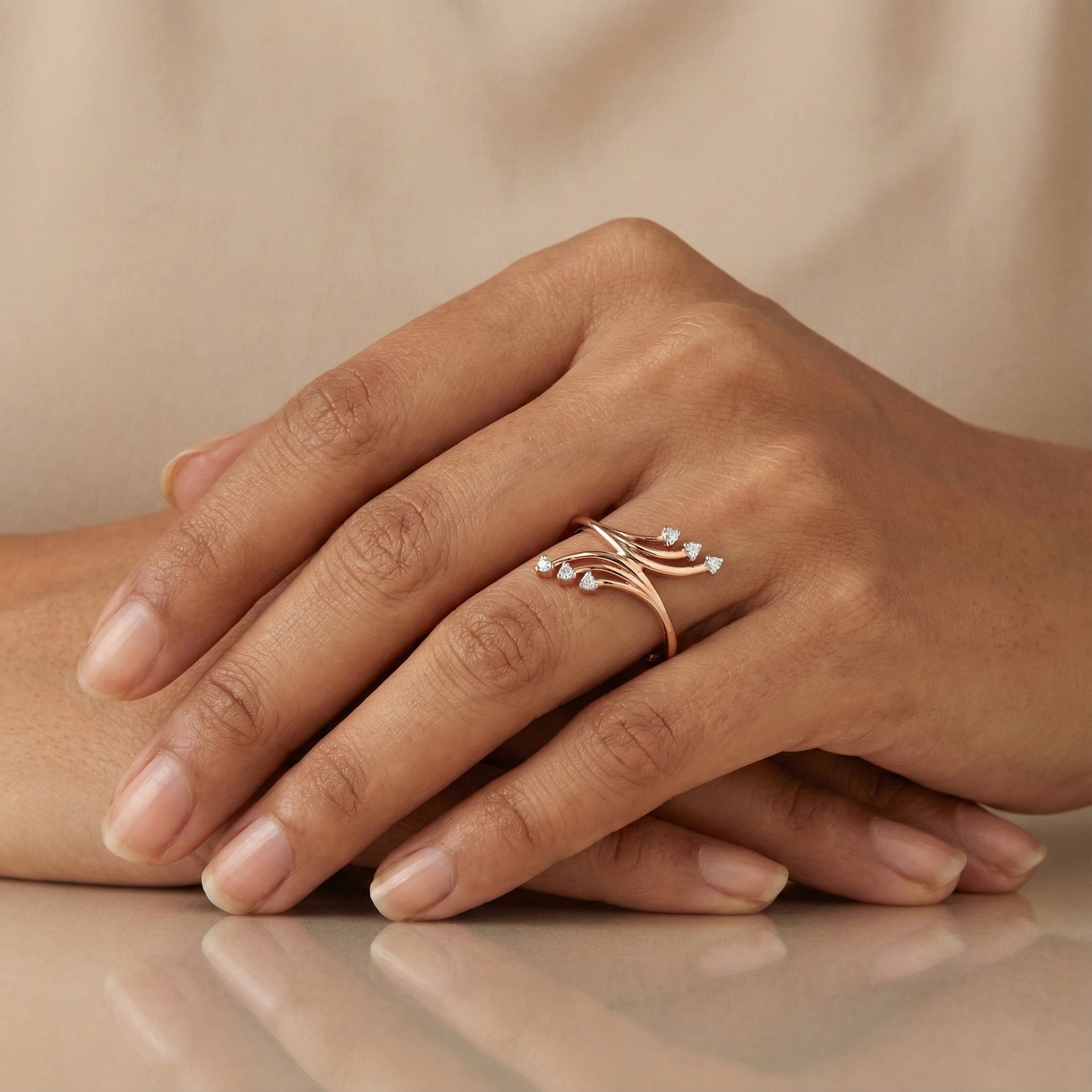 Yellow Gold Diamond Ring thumbnail 3