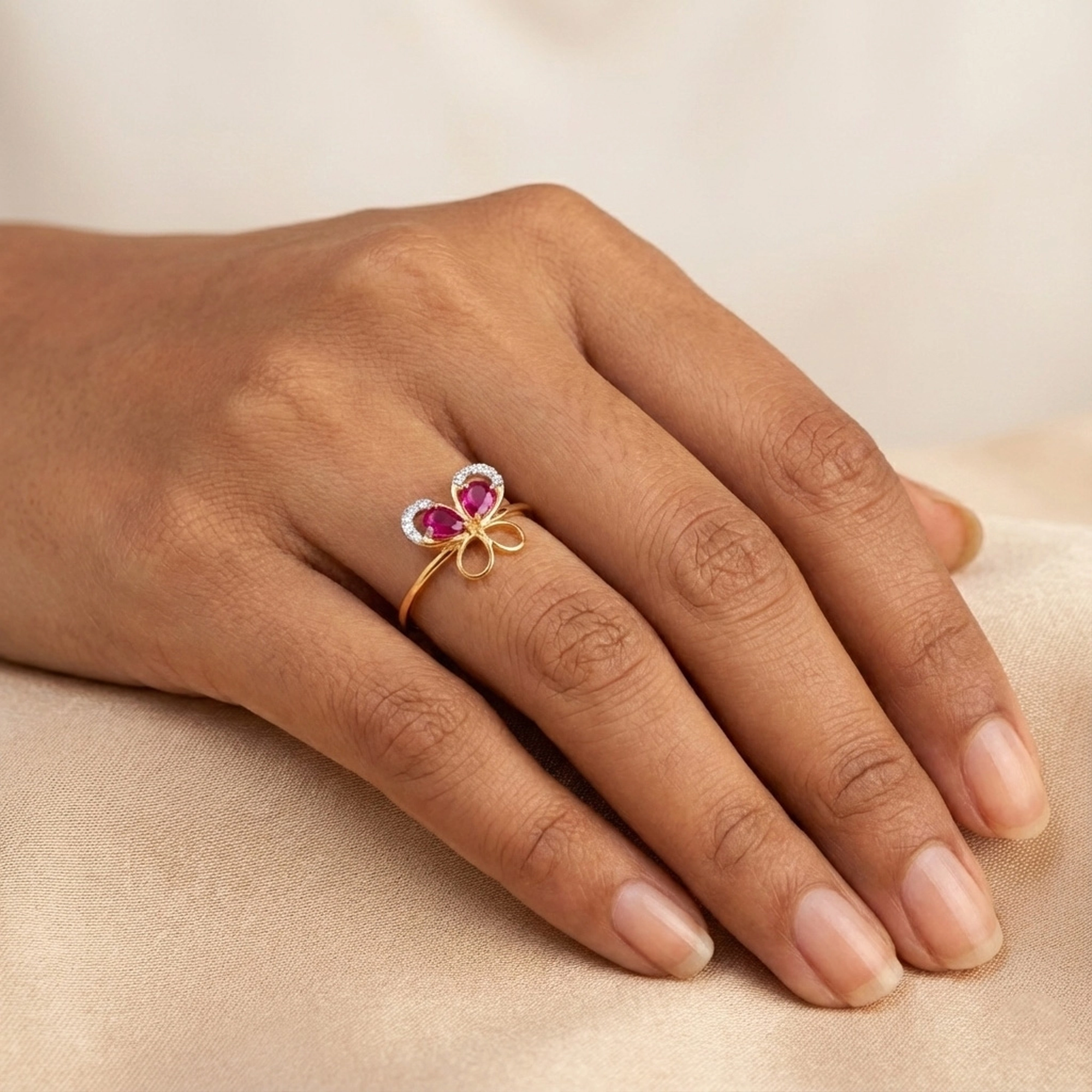 Yellow Gold Diamond Ring thumbnail 3