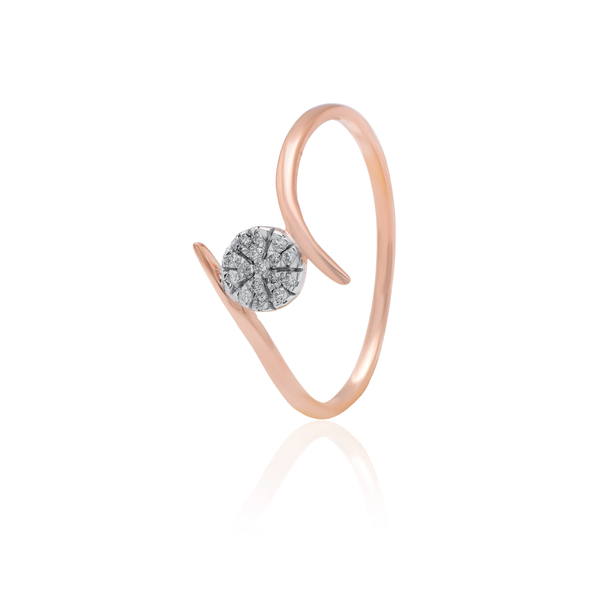 Rose Gold Diamond Ring thumbnail 2