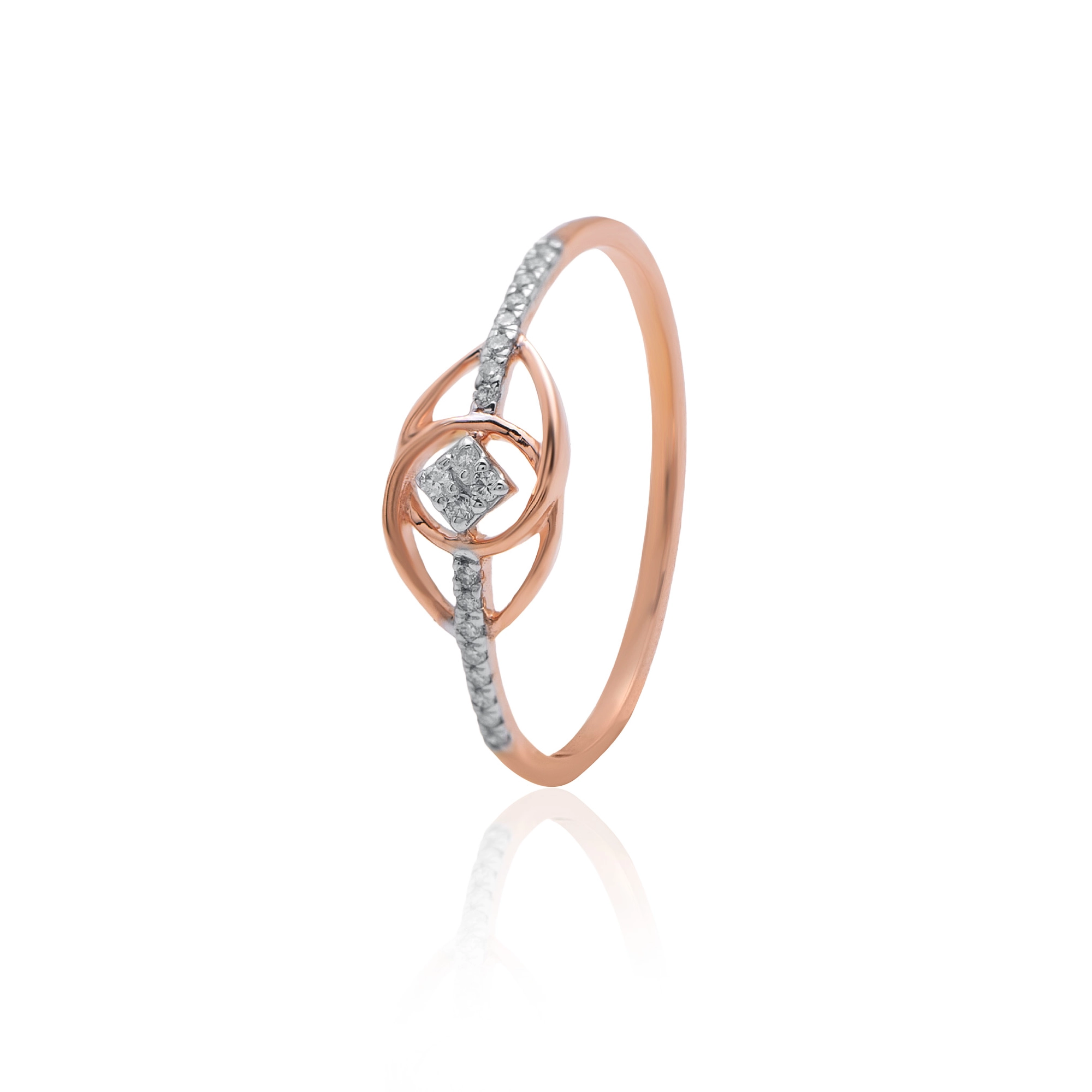 Rose Gold Diamond Ring thumbnail 2