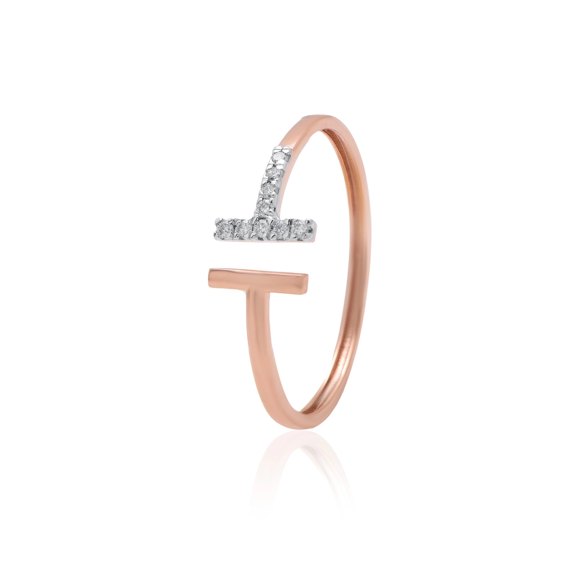 Rose Gold Diamond Ring thumbnail 2