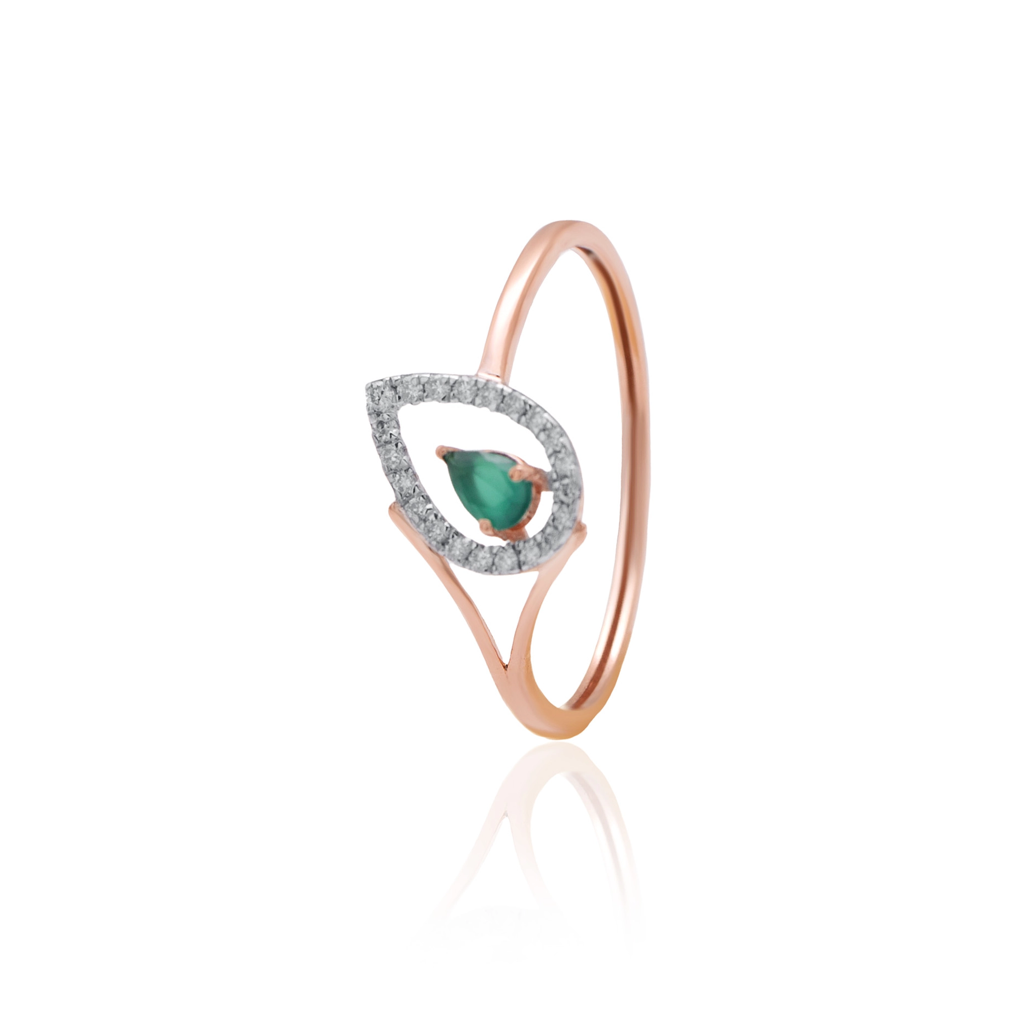 Rose Gold Diamond Ring thumbnail 2