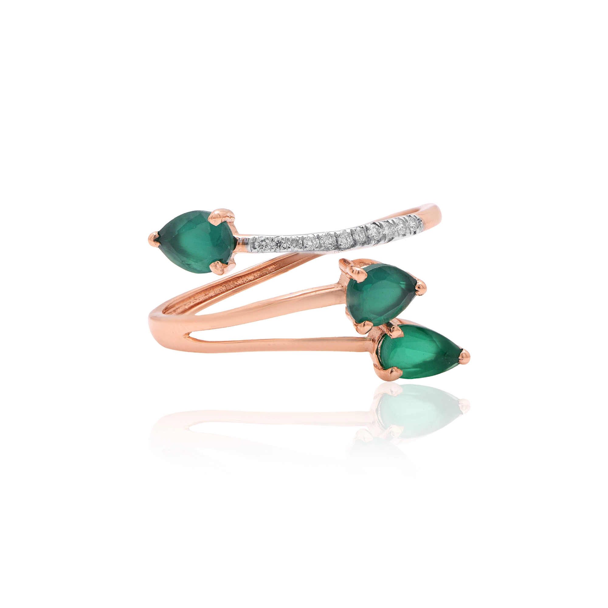 Rose Gold Diamond Ring thumbnail 2