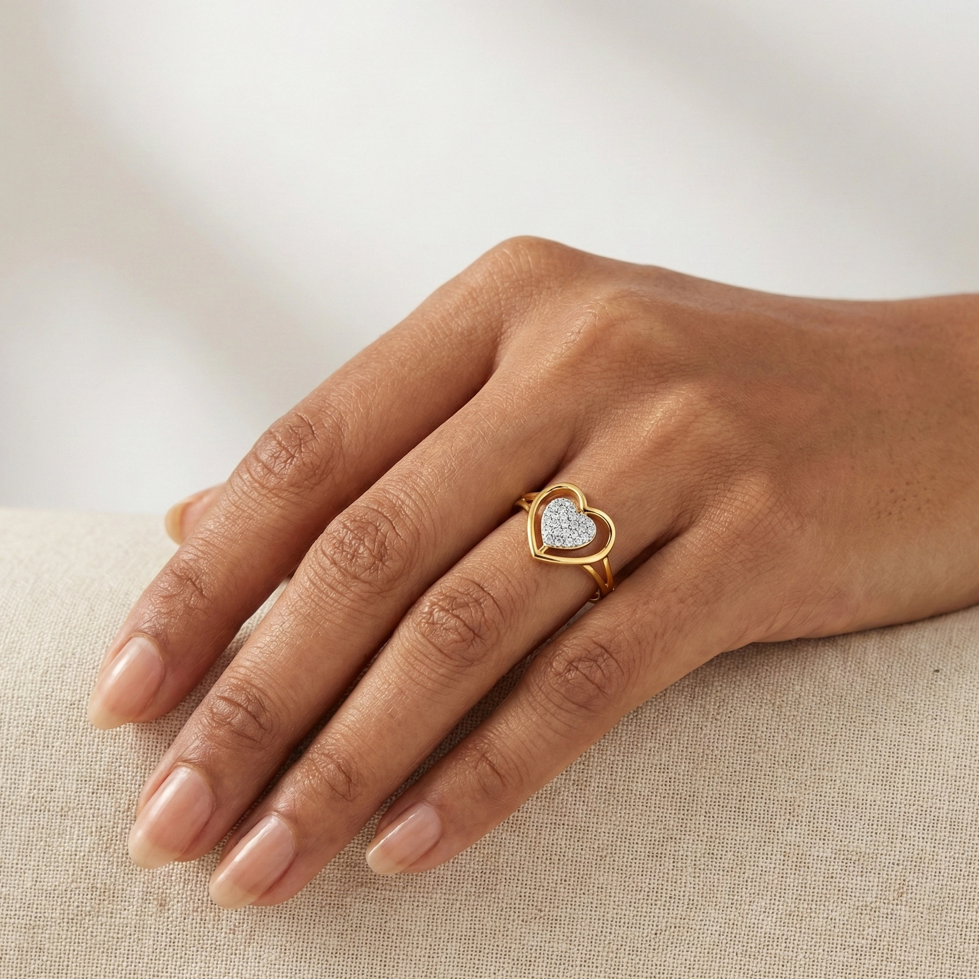 Yellow Gold Diamond Ring thumbnail 2
