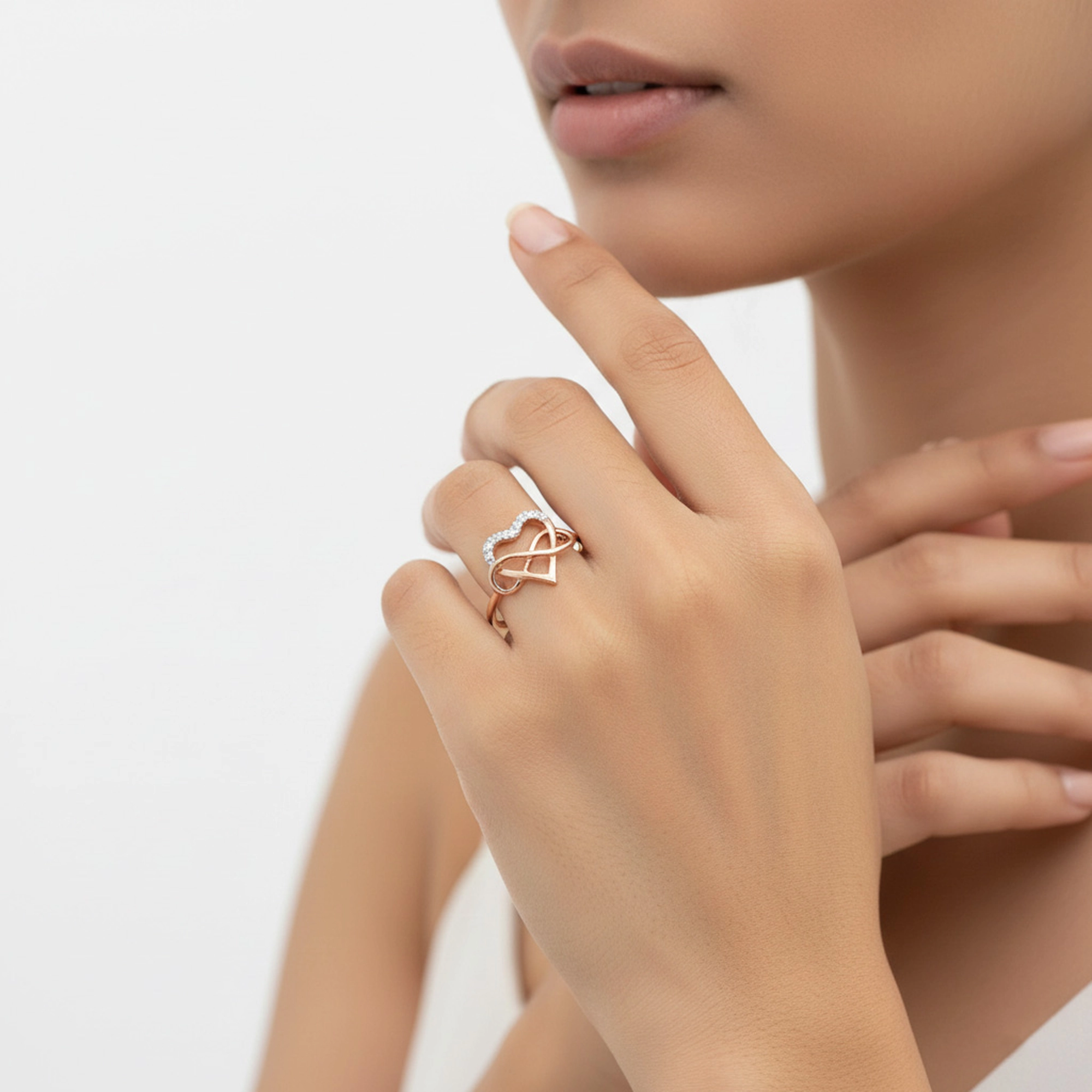 Rose Gold Diamond Ring thumbnail 3