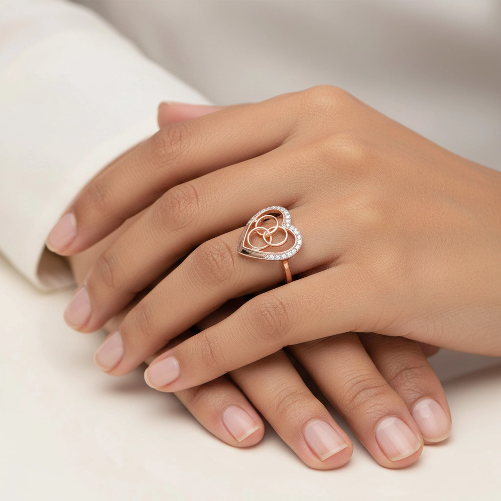 Rose Gold Diamond Ring thumbnail 3