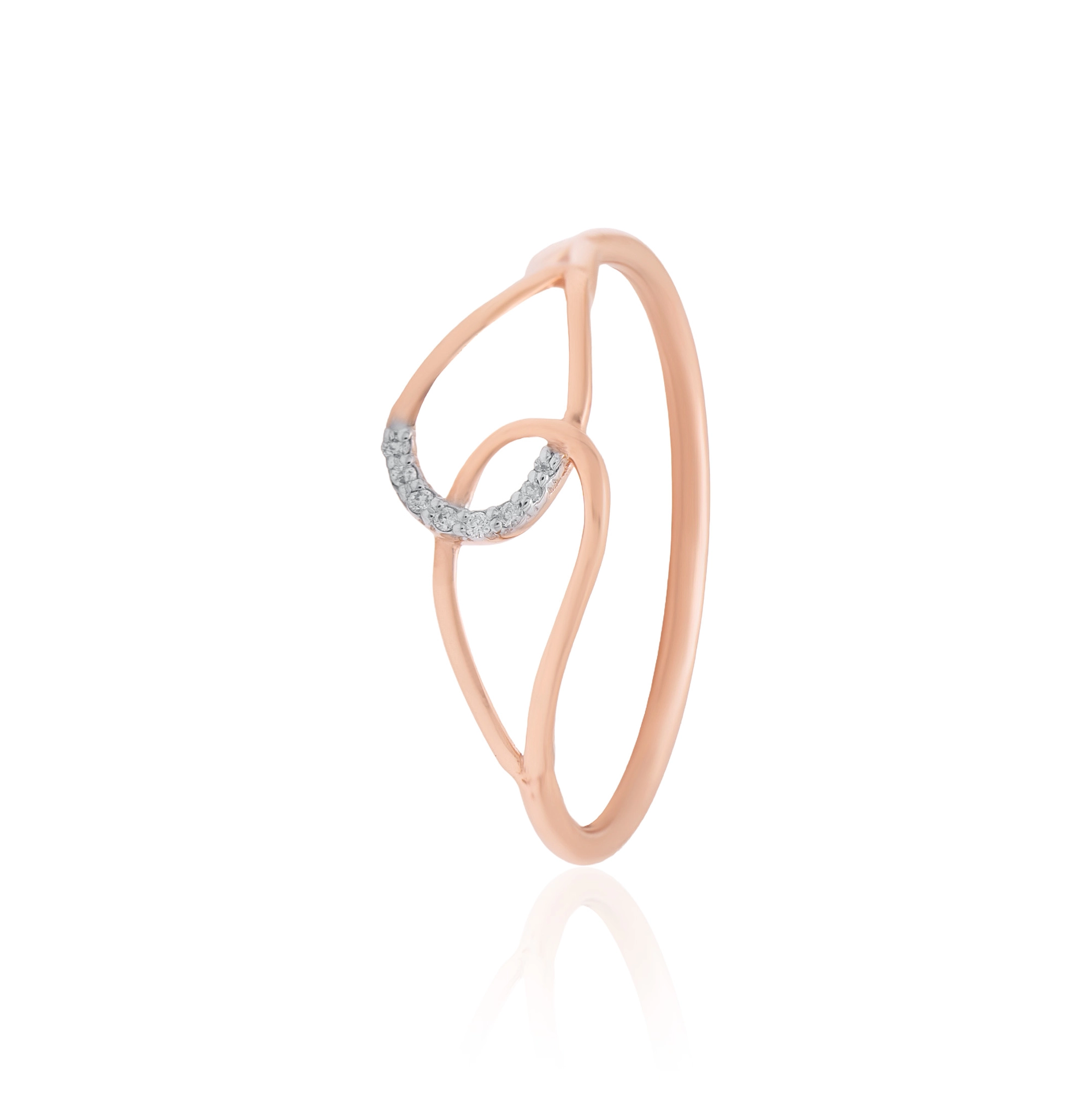 Rose Gold Diamond Ring thumbnail 3
