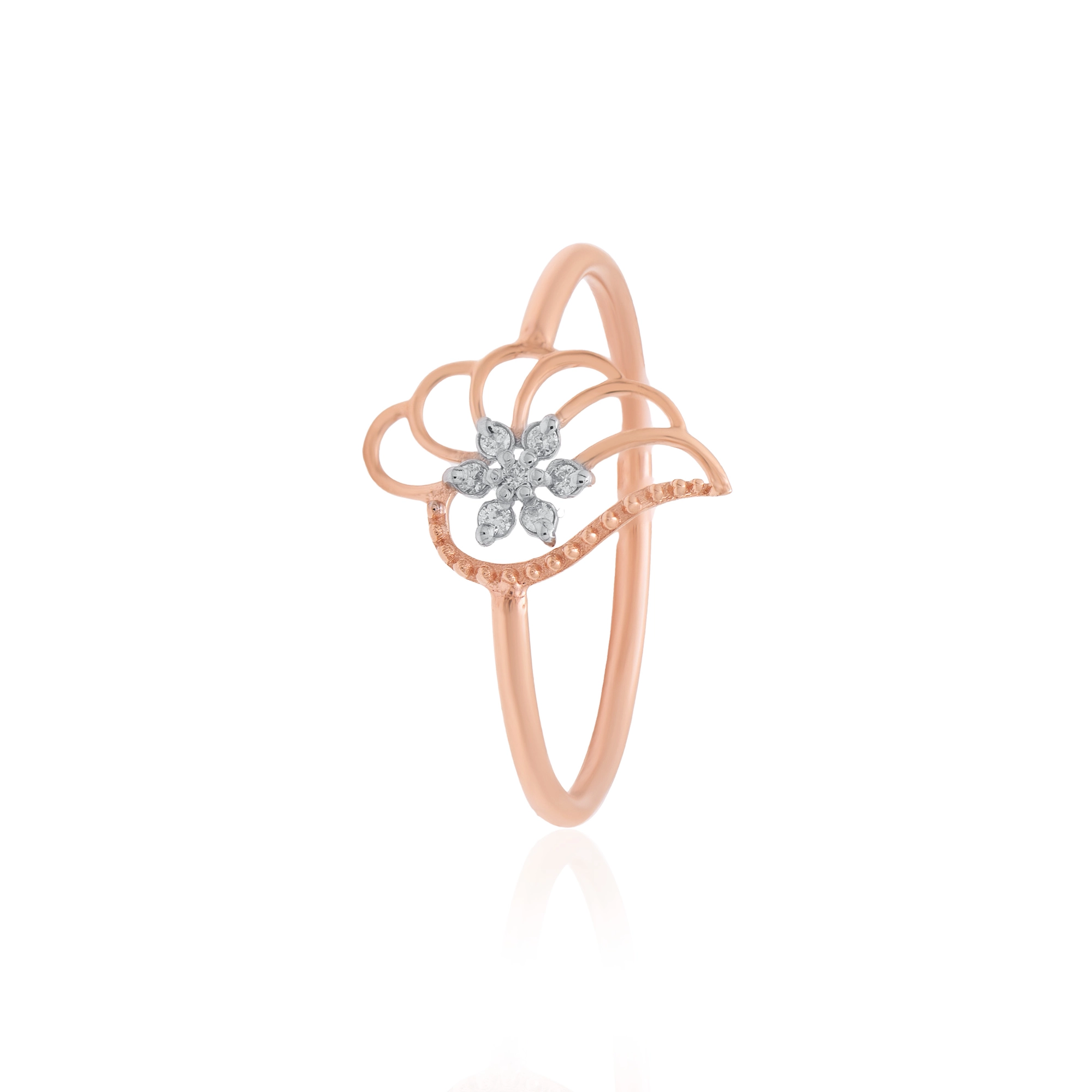 Rose Gold Diamond Ring thumbnail 3