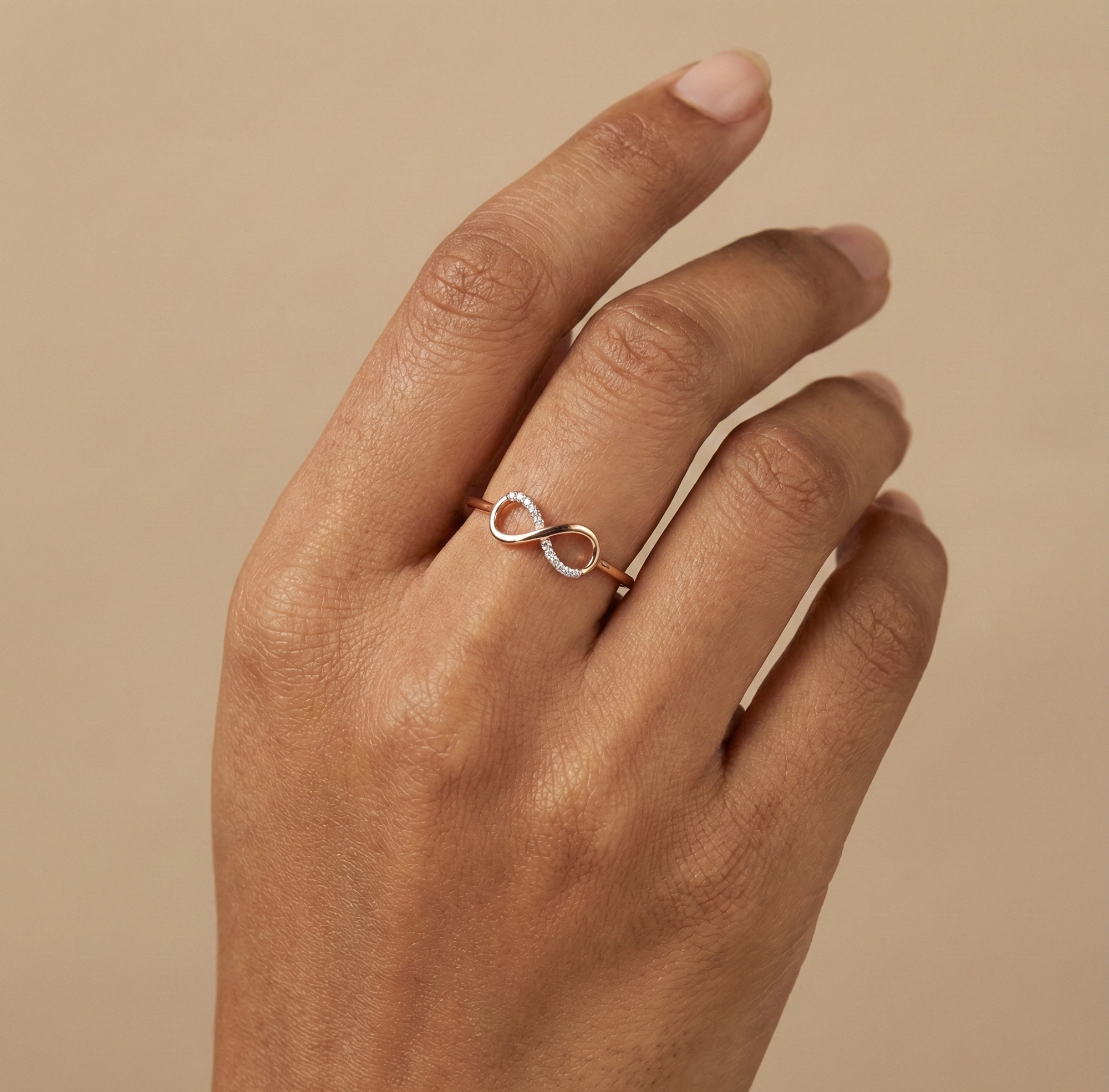 Rose Gold Diamond Ring thumbnail 2