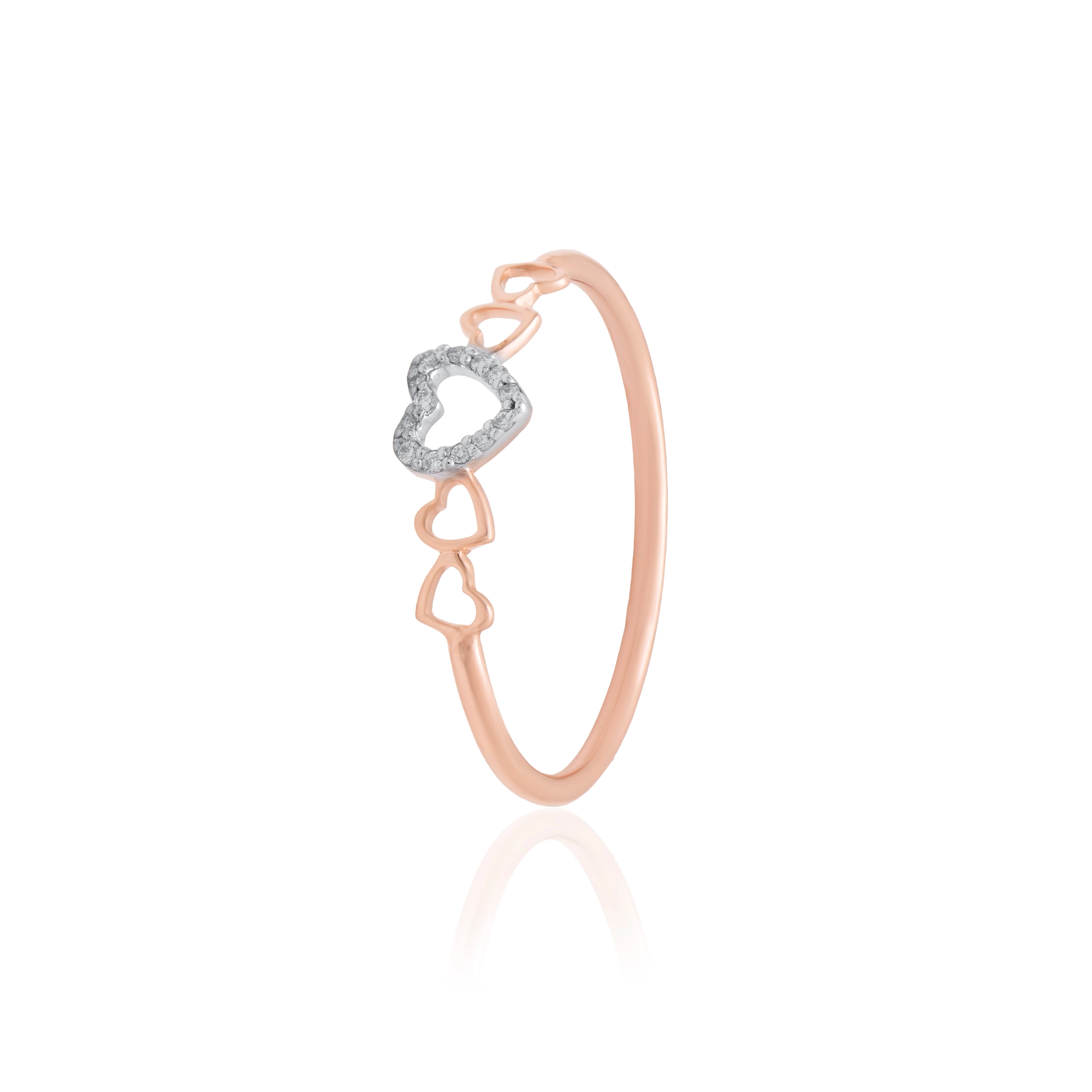 Rose Gold Diamond Ring thumbnail 3