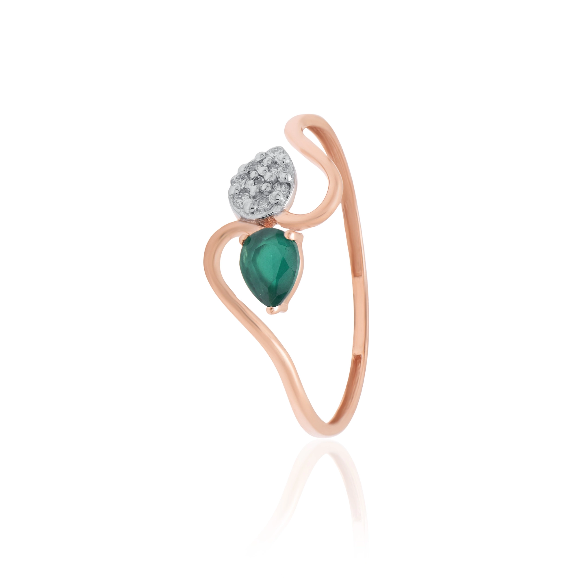 Rose Gold Diamond Ring thumbnail 3