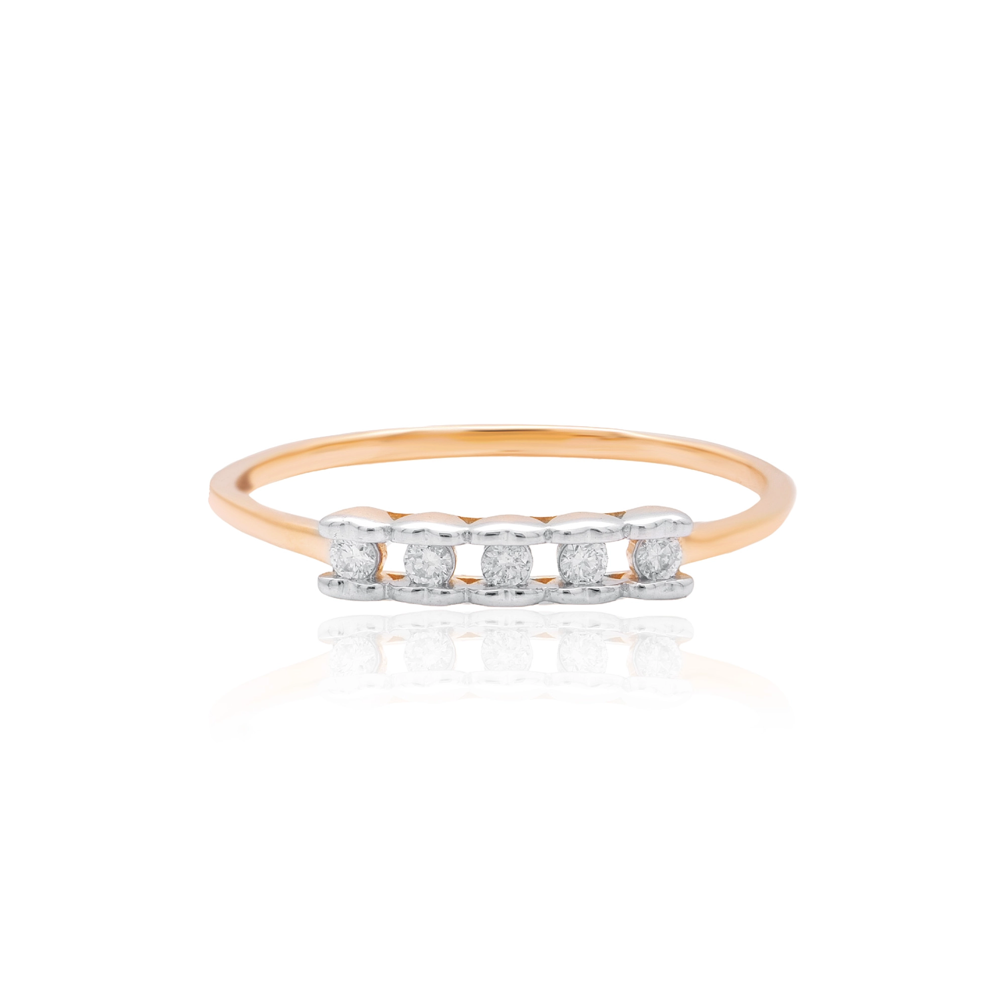 Rose Gold Diamond Ring thumbnail 2