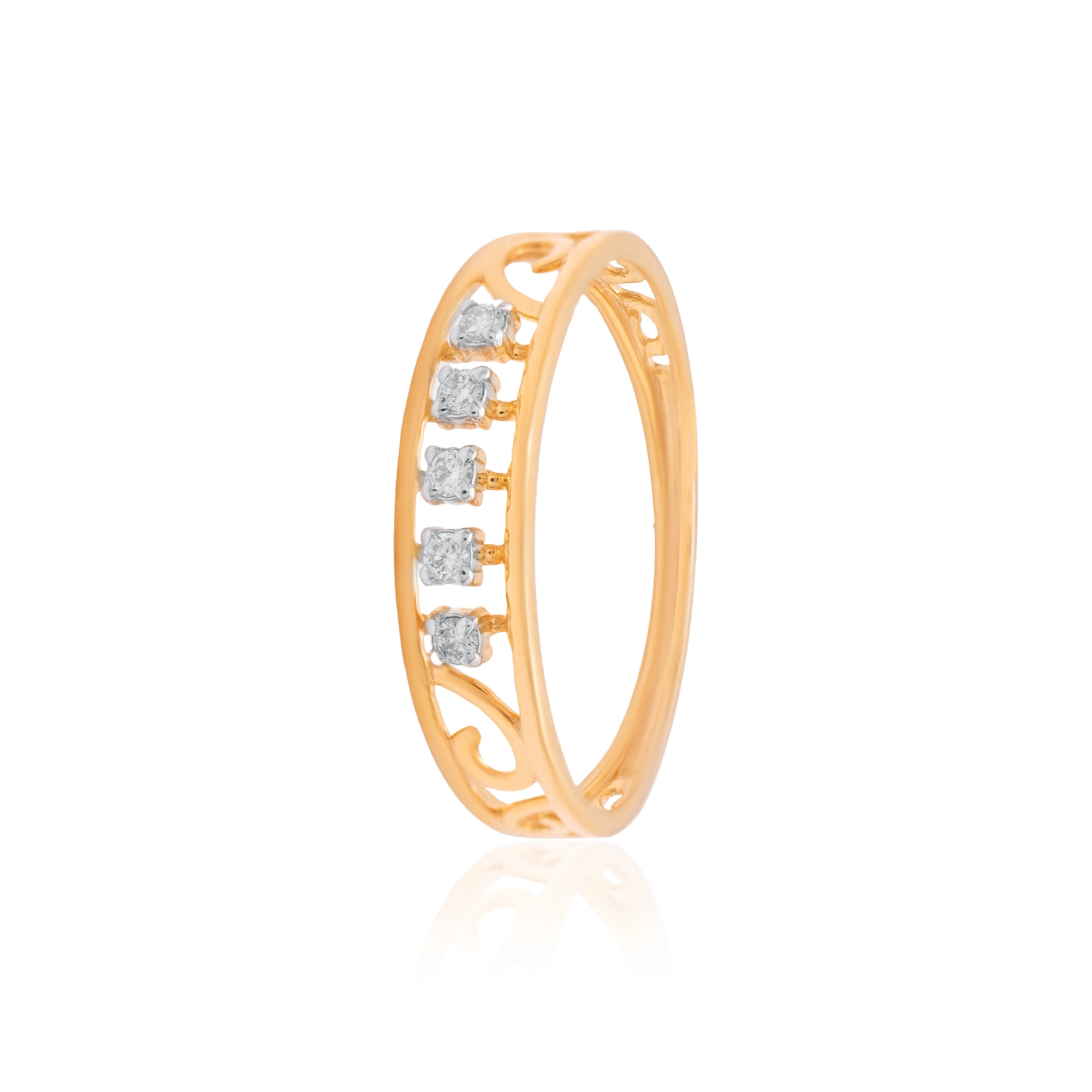 Yellow Gold Diamond Ring thumbnail 3