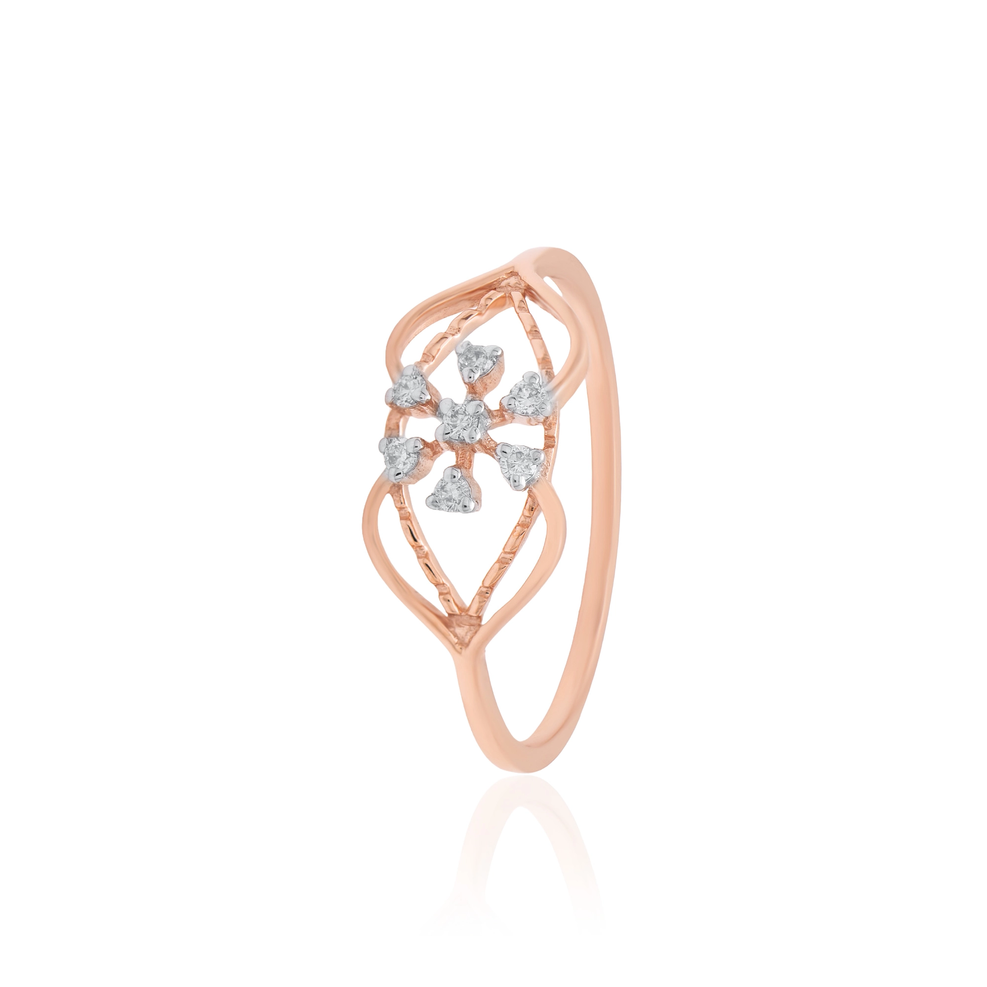 Rose Gold Diamond Ring thumbnail 3