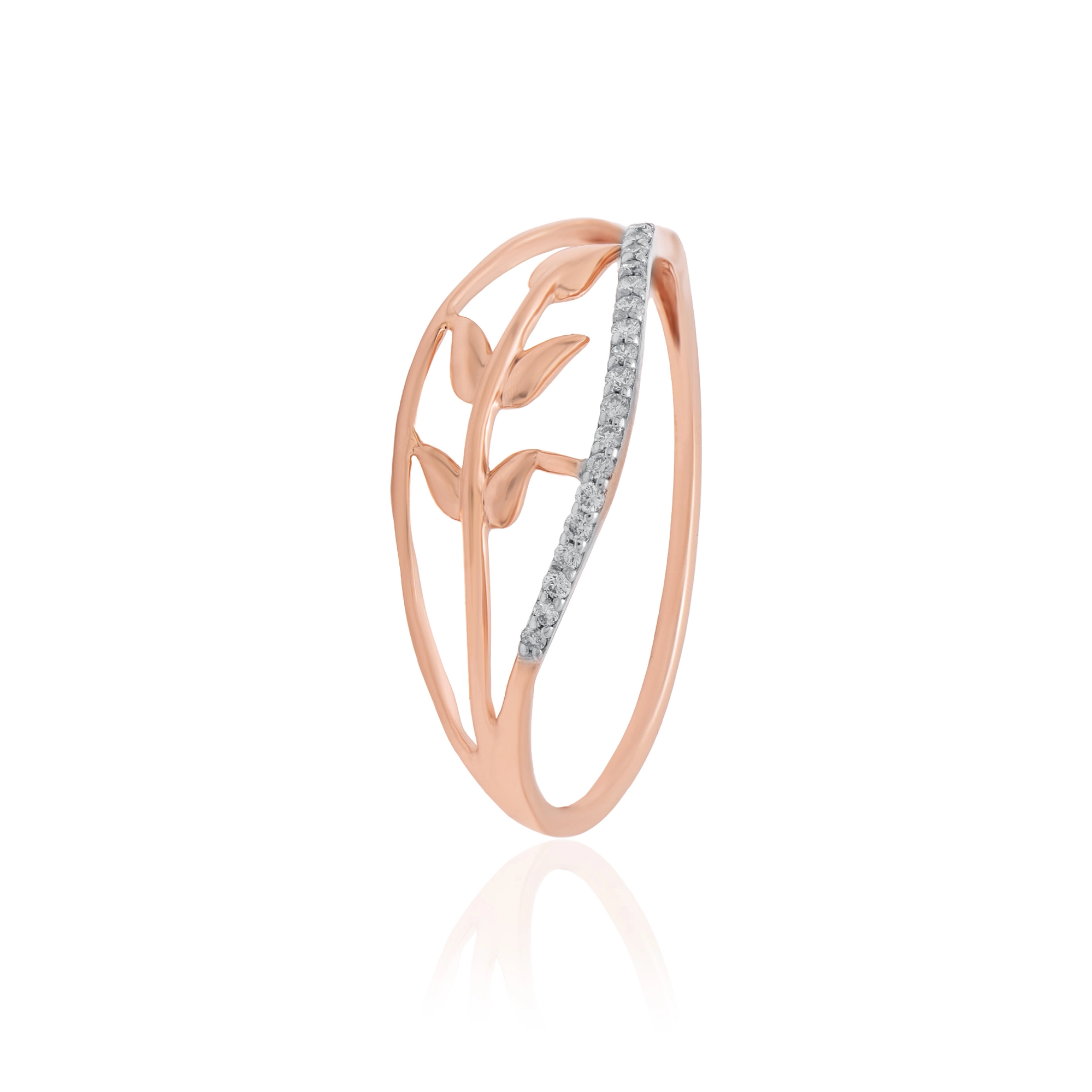 Rose Gold Diamond Ring thumbnail 3