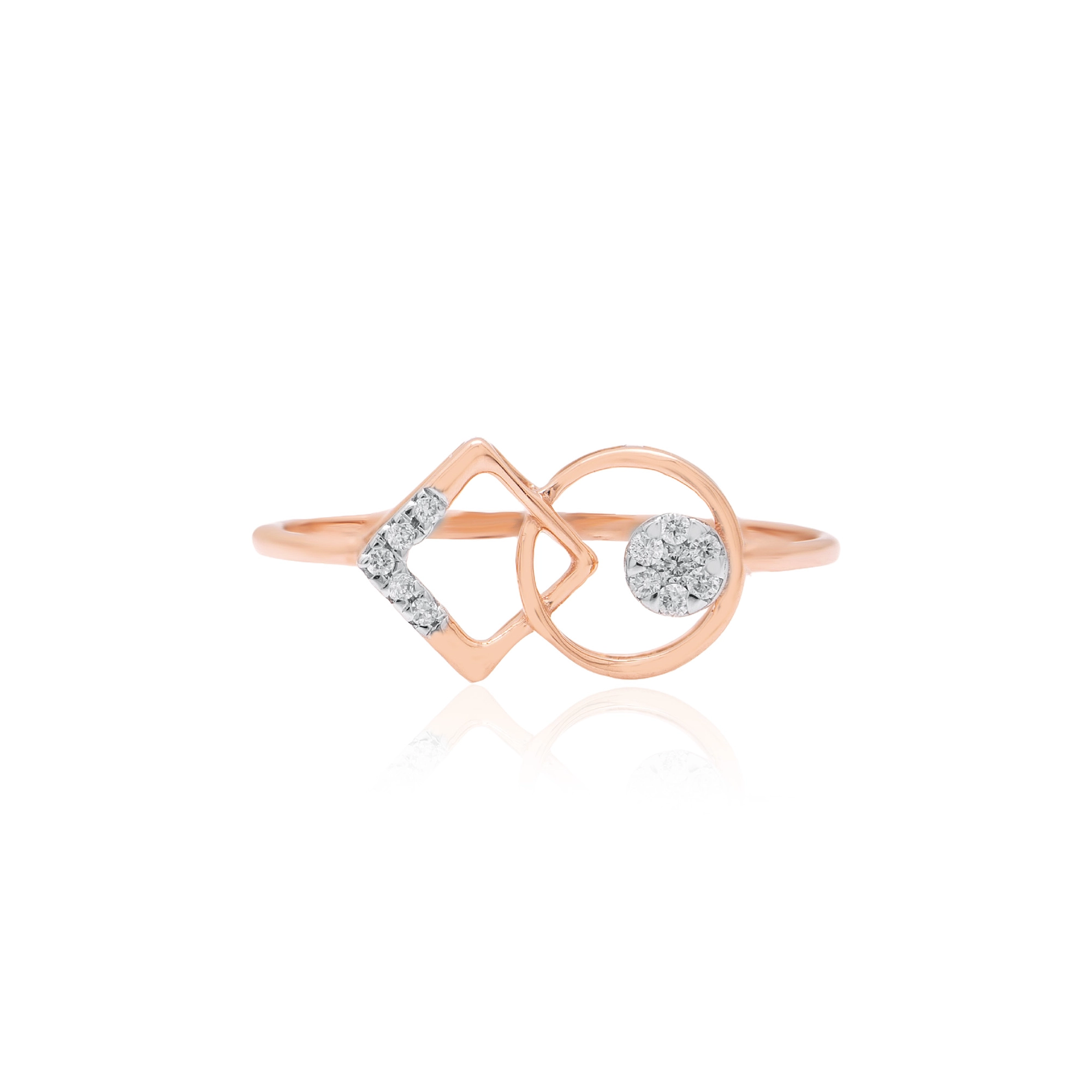 Rose Gold Diamond Ring thumbnail 2