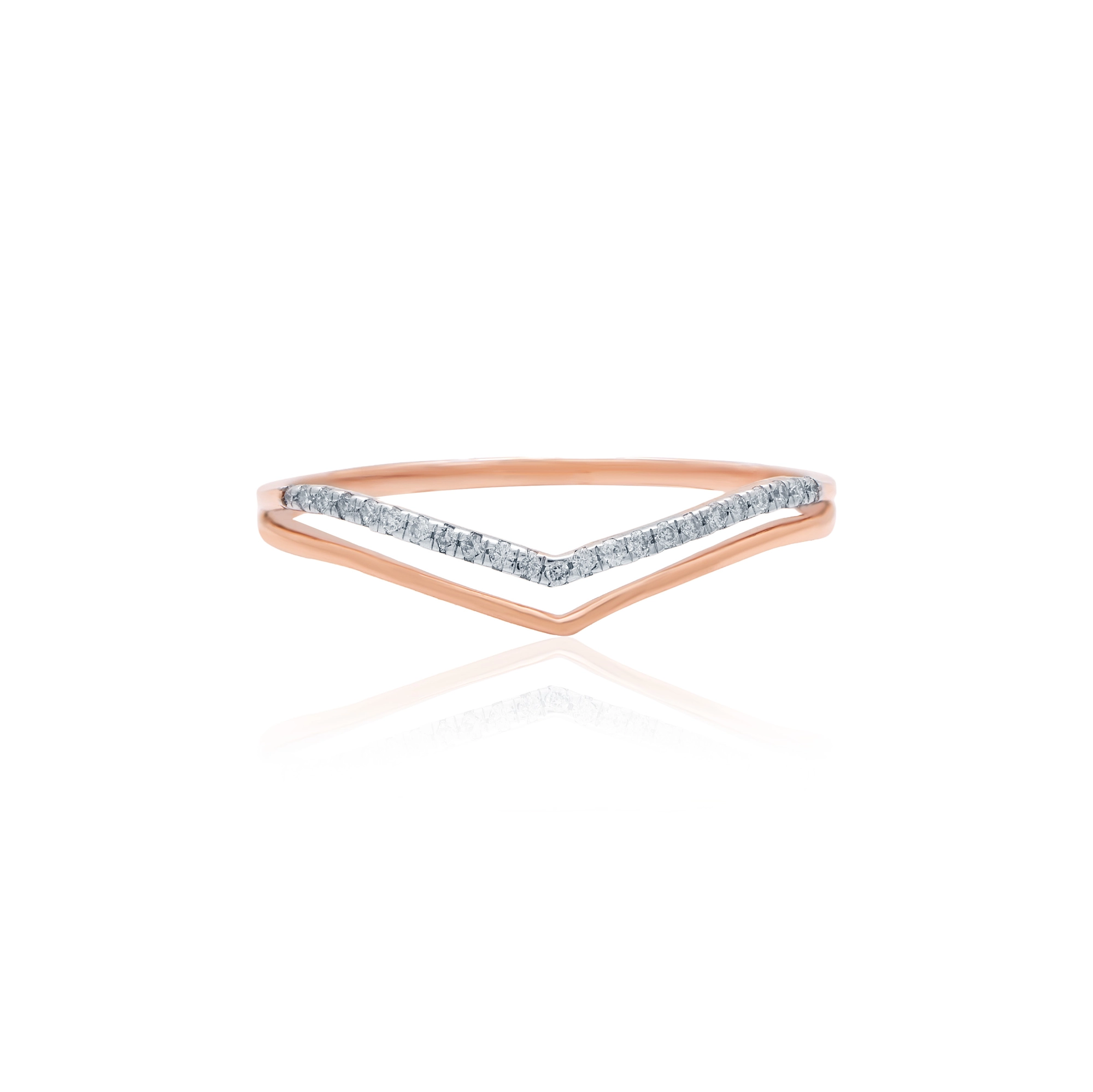 Rose Gold Diamond Ring