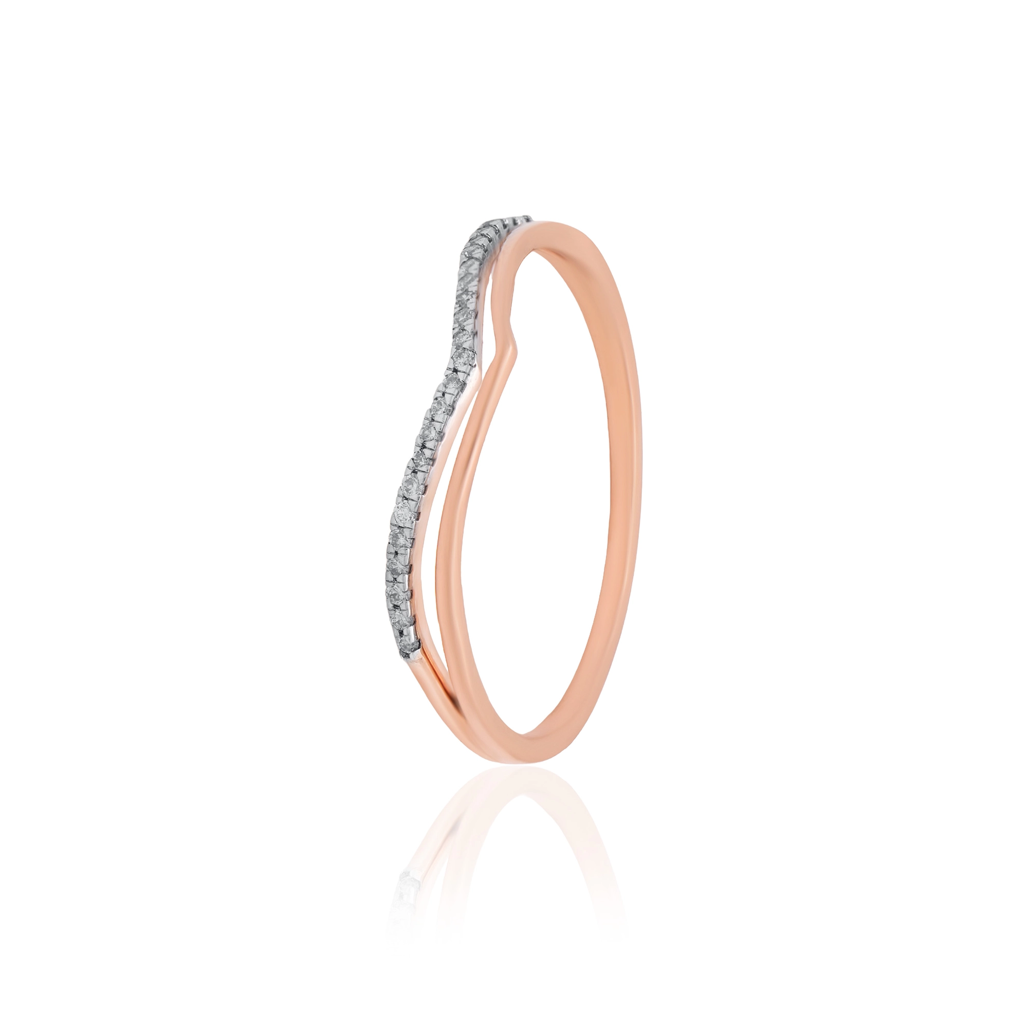 Rose Gold Diamond Ring thumbnail 3