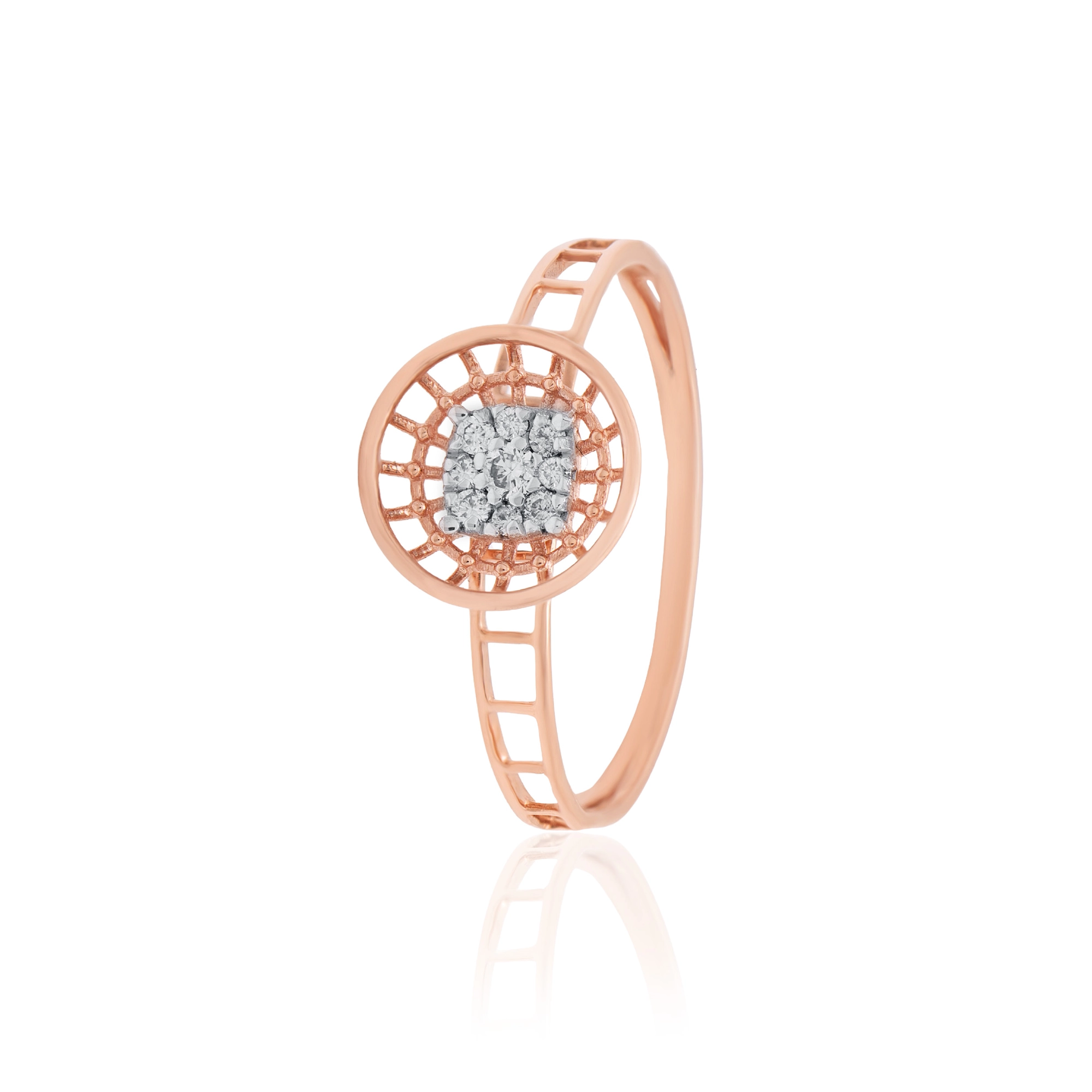 Rose Gold Diamond Ring thumbnail 3