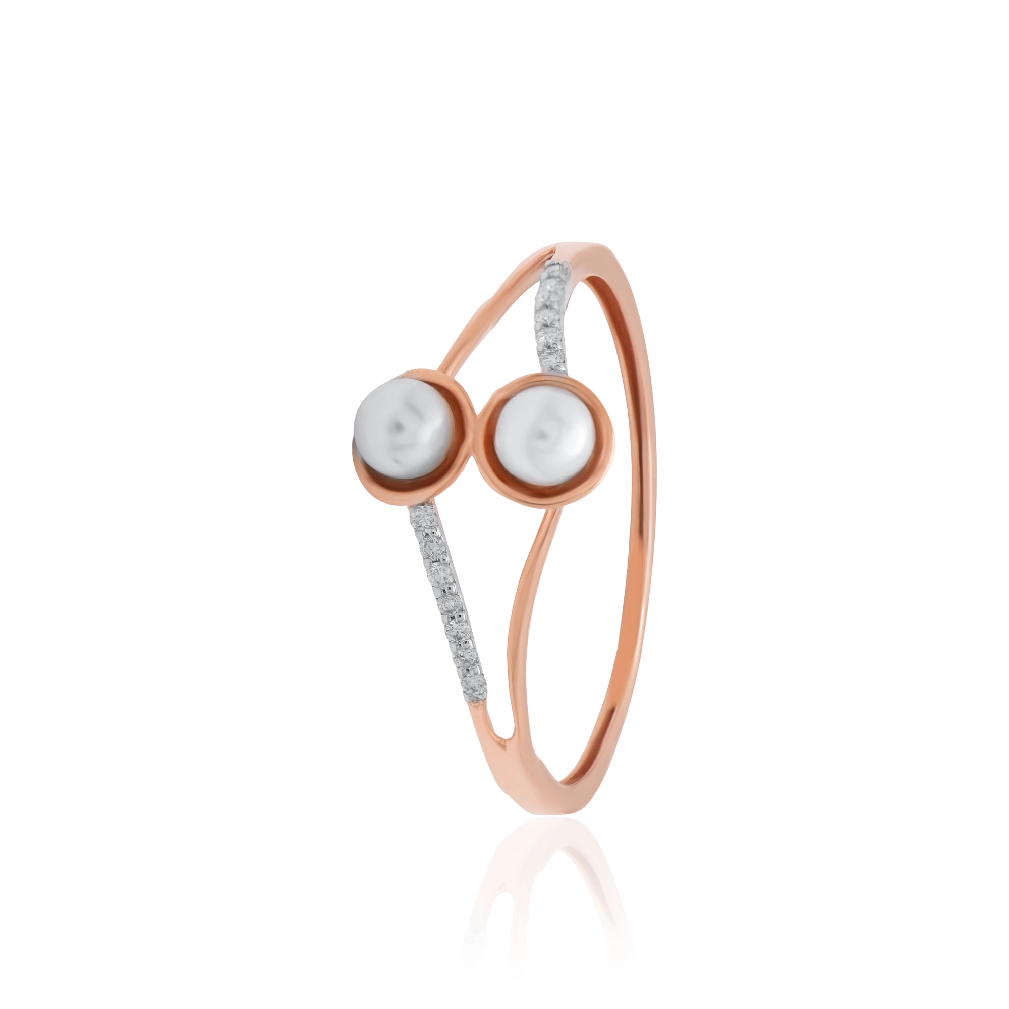 Rose Gold Diamond Ring thumbnail 3