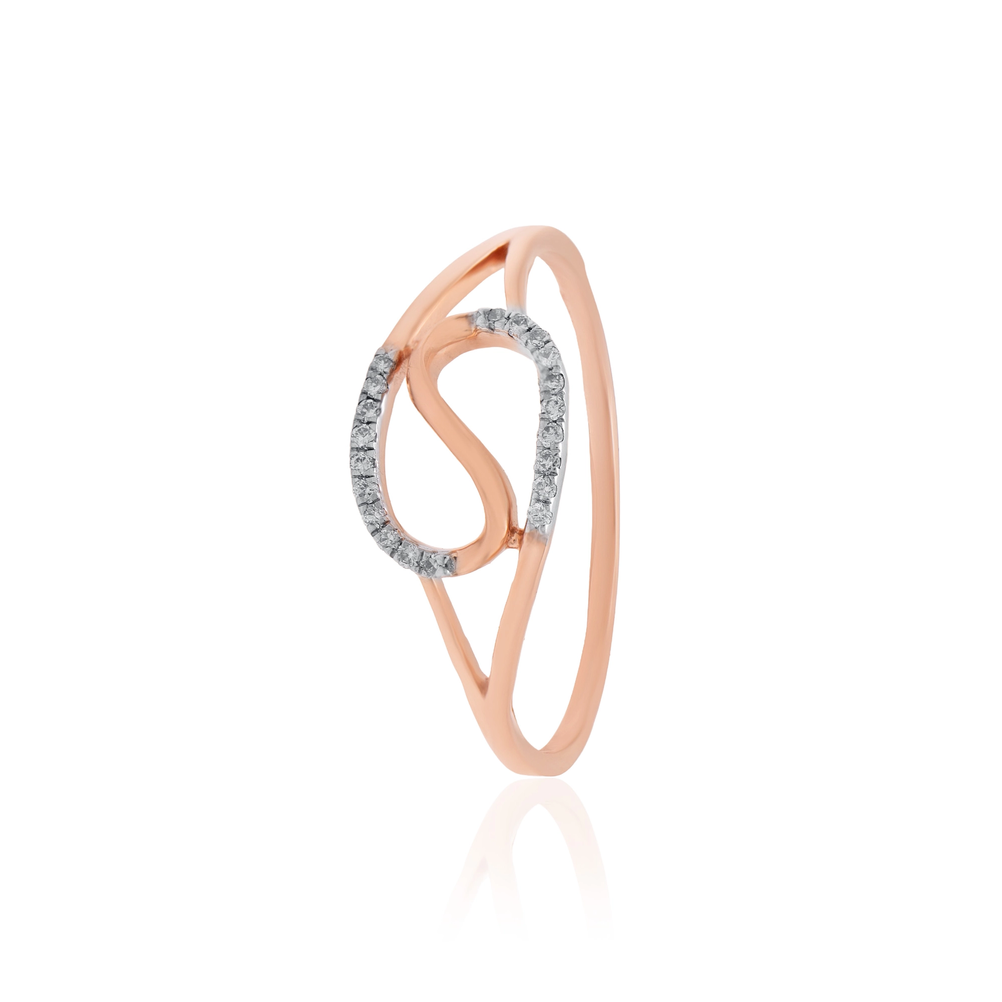 Rose Gold Diamond Ring thumbnail 3