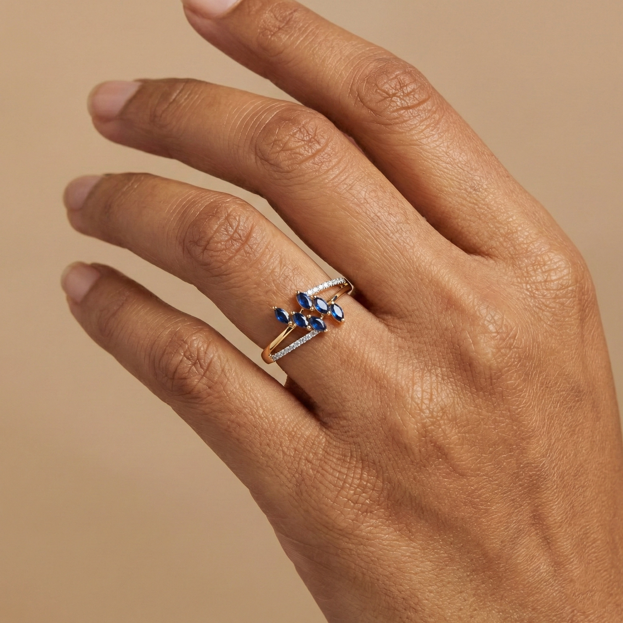 Rose Gold Diamond Ring thumbnail 2