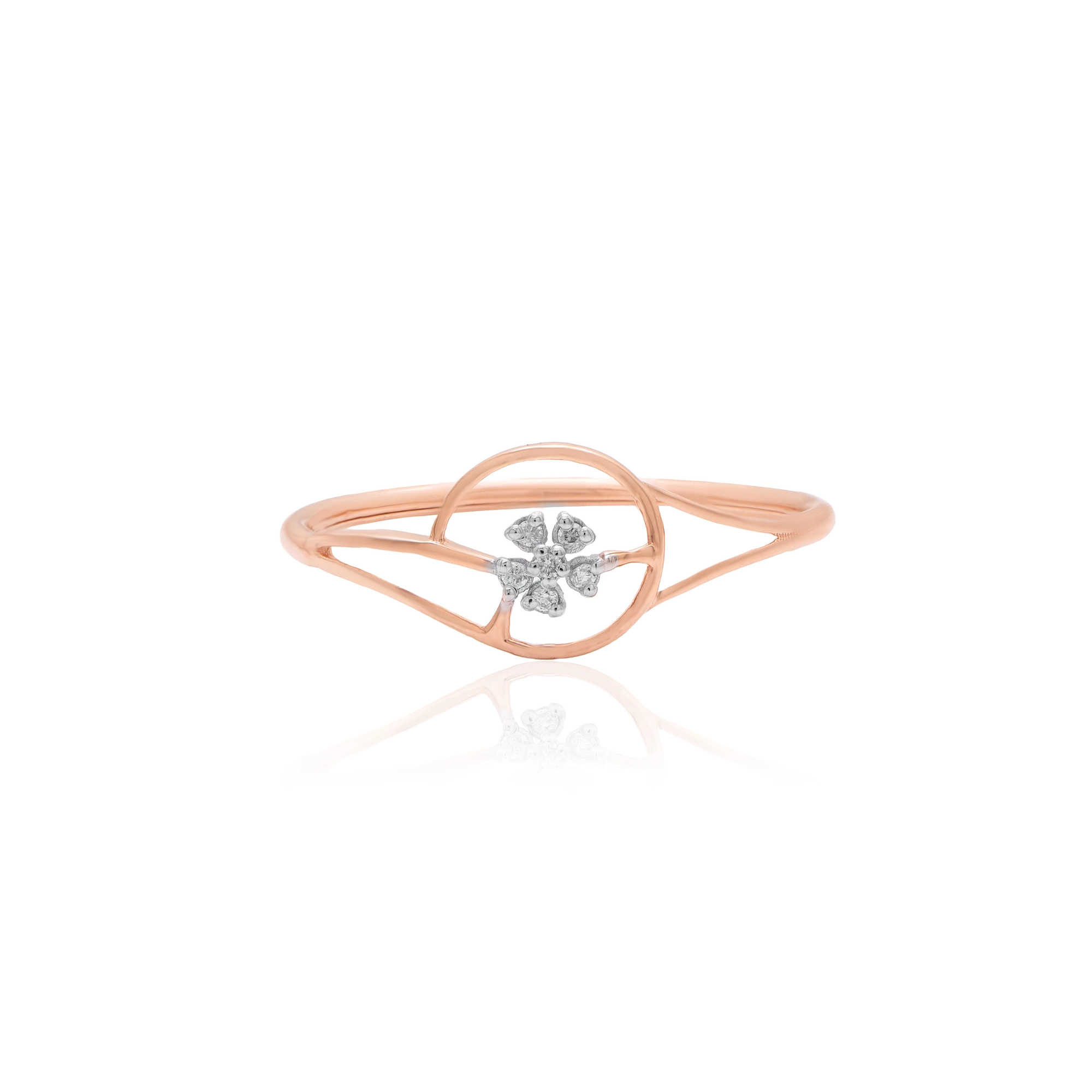 Rose Gold Diamond Ring