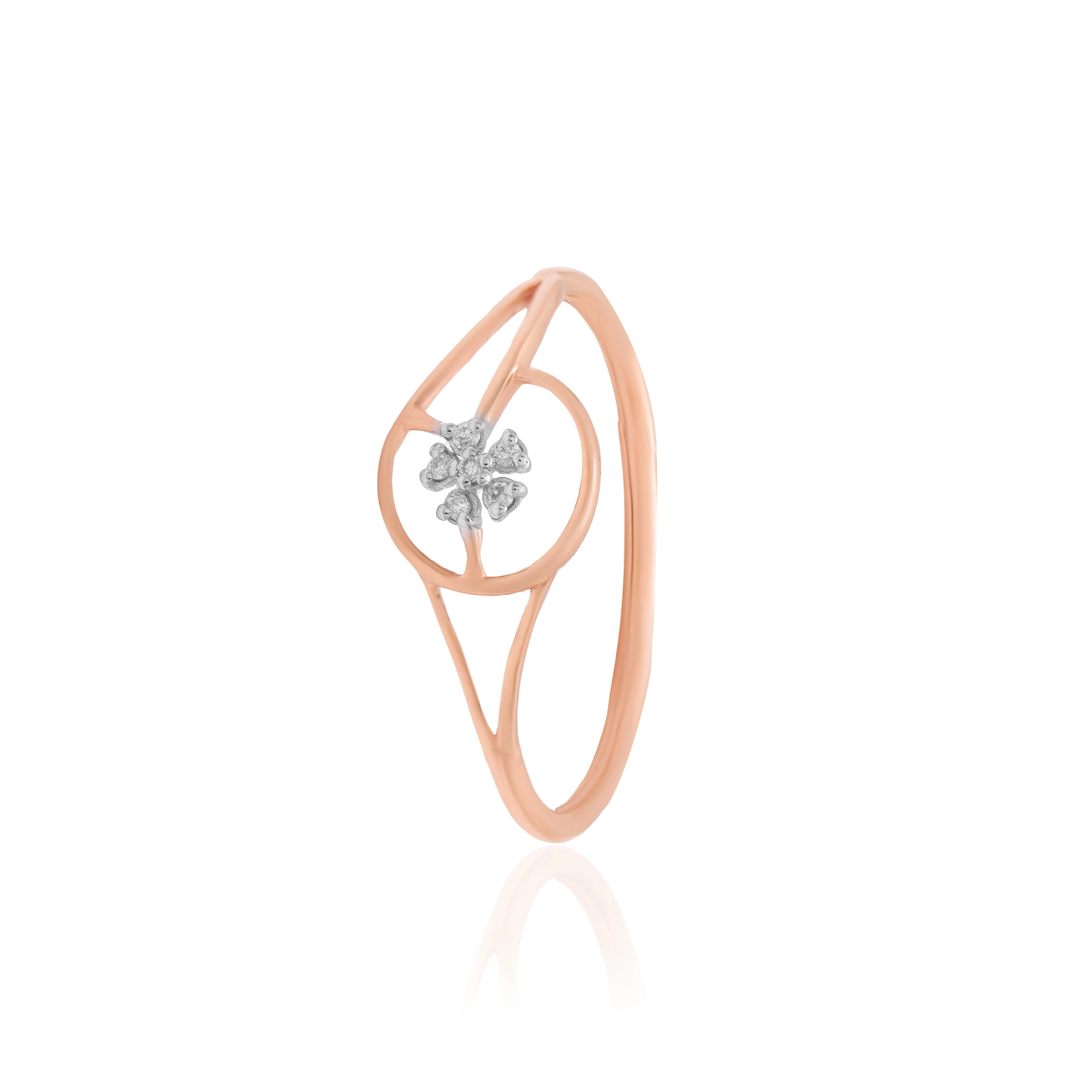 Rose Gold Diamond Ring thumbnail 3